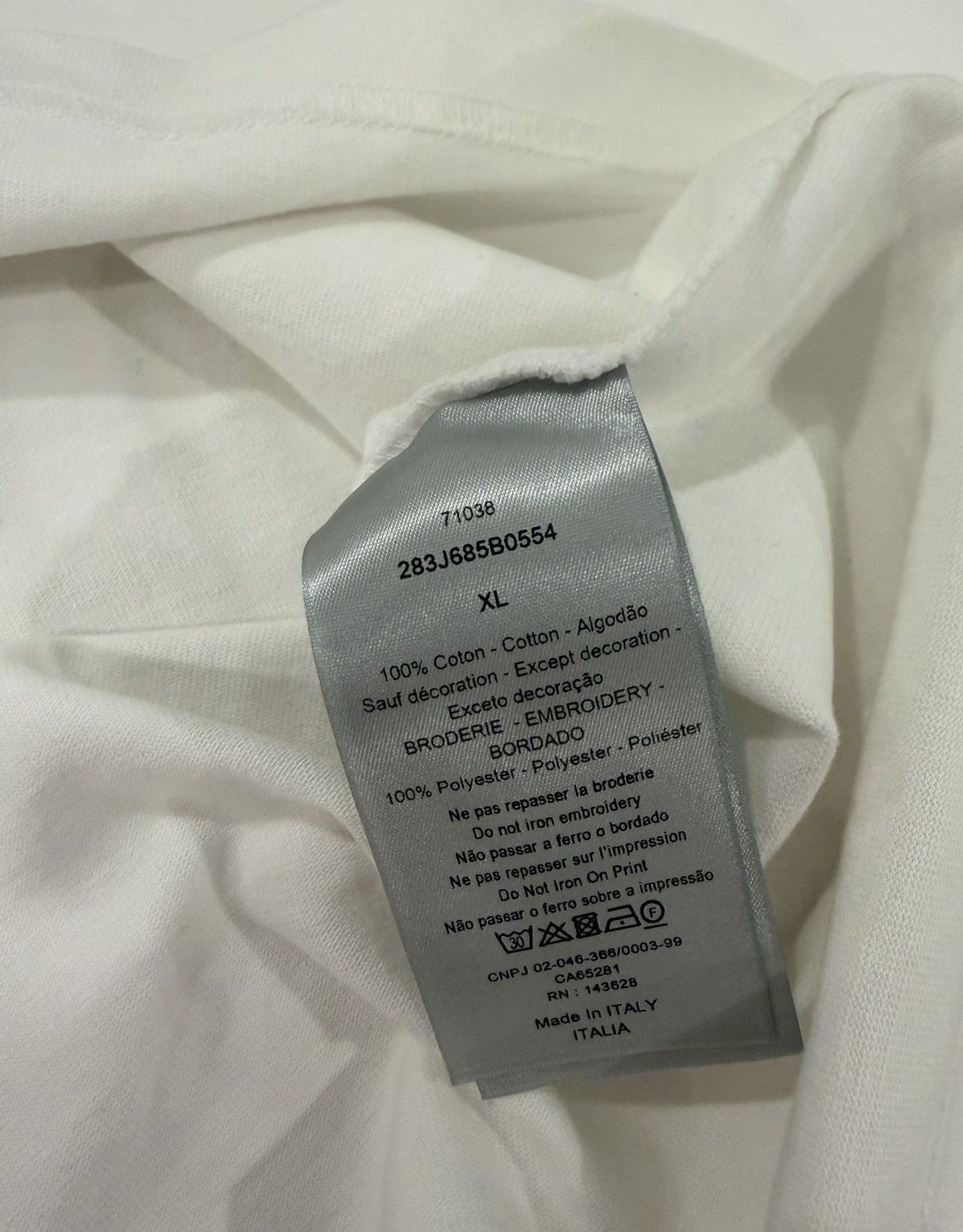 Dior × Travis Scott Dior x Cactus Jack White T Size US XL / EU 56 / 4 - 4 Thumbnail