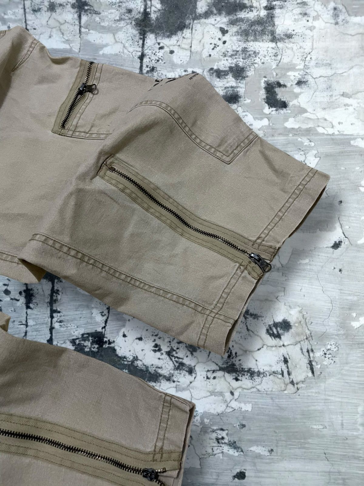 Japanese Brand Vintage 1990s Og Japan Designer OTB Tactical War Baggy Pant Size US 31 - 9 Thumbnail