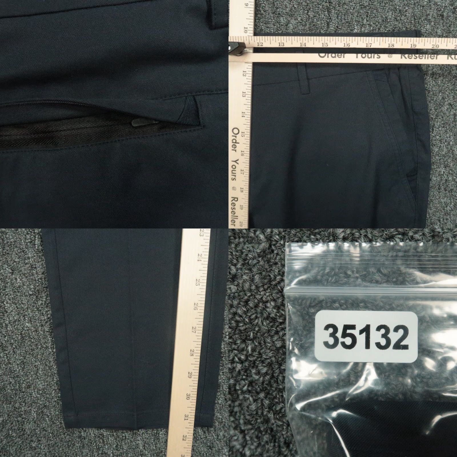Vintage Jack Archer Pants Men 38x32 Deep Blue Tech Jetsetter Chino Trouser Lightweight Size US 38 / EU 54 - 8 Thumbnail
