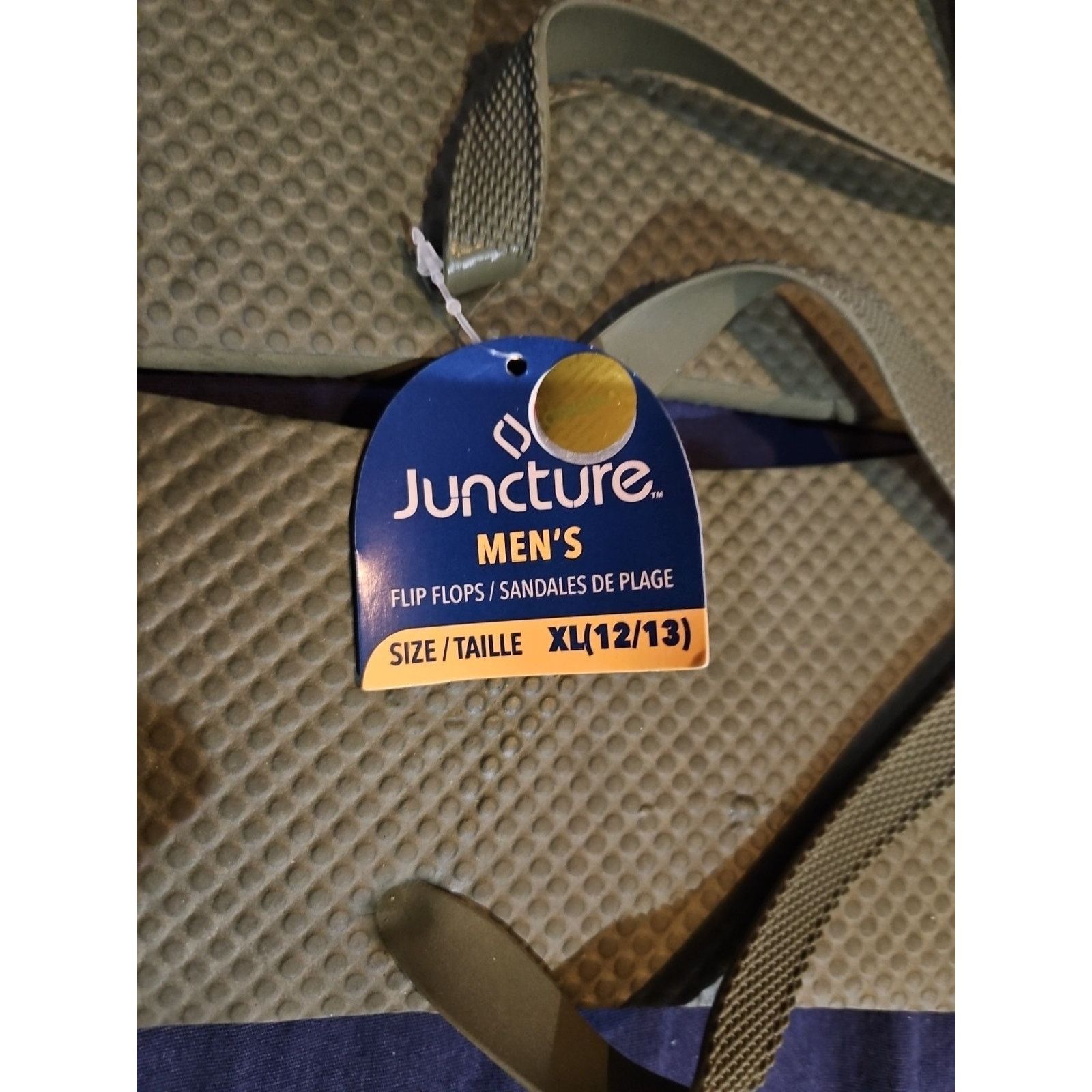 Other Juncture Men's Size Medium 12/13 Forest Green Flip Flips Size US 10 / EU 43 - 3 Thumbnail