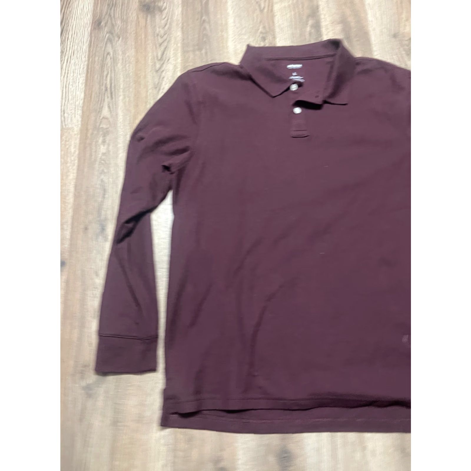 Vintage Sonoma Shirt Polo, Men's Large, Red, Long Sleeve, Regular Fit, Casual, Polo Shirt, Red, Sonoma, Men, 90s? Size US L / EU 52-54 / 3 - 4 Thumbnail