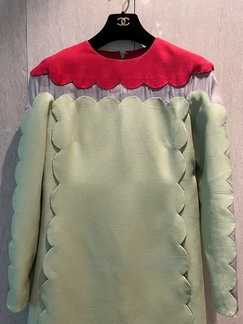 Valentino Valentino Avocado lace patchwork dress Size S / US 4 / IT 40 - 2 Thumbnail