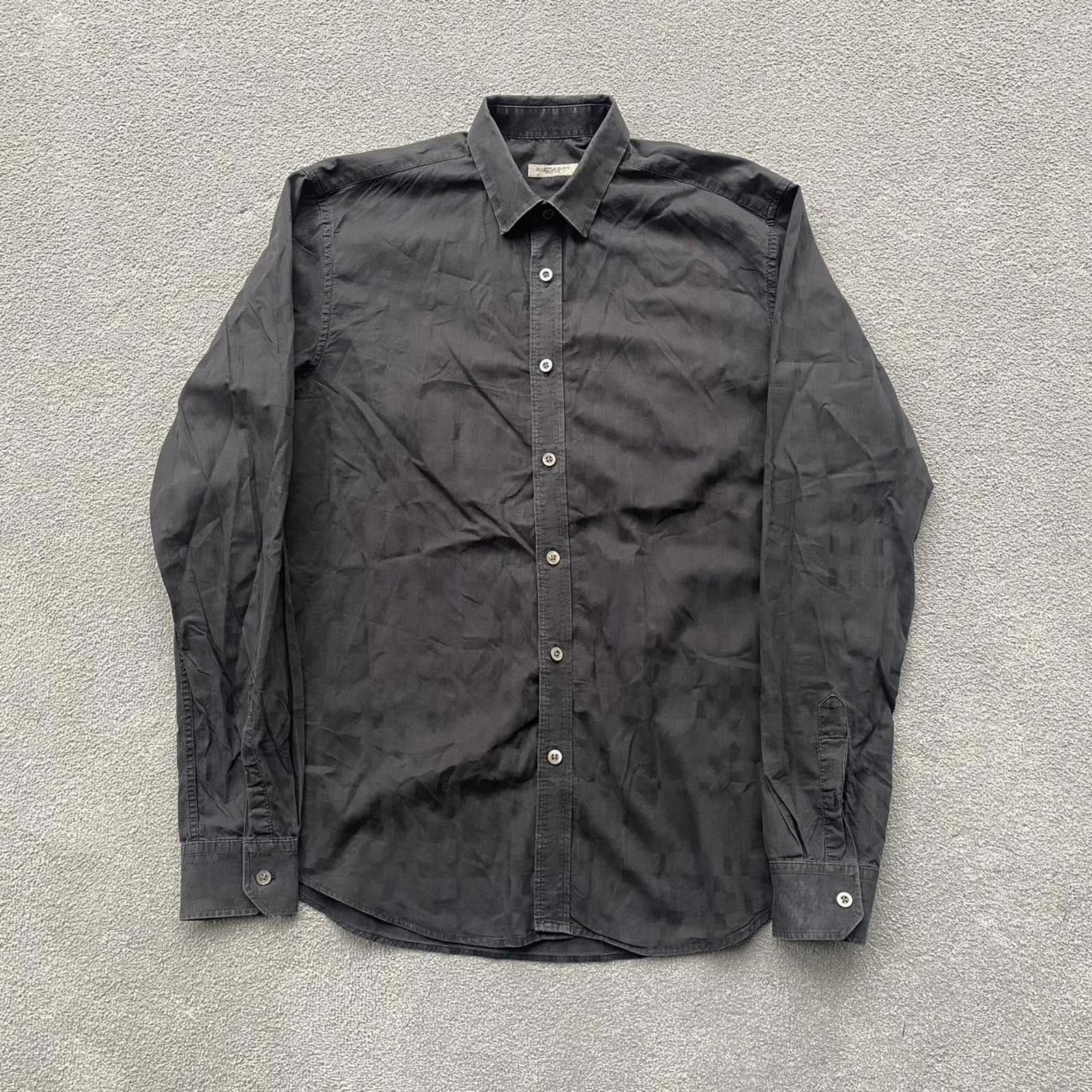 Burberry Burberry Nova Check Tonal Button Up Shirt Size US M / EU 48-50 / 2 - 1 Thumbnail