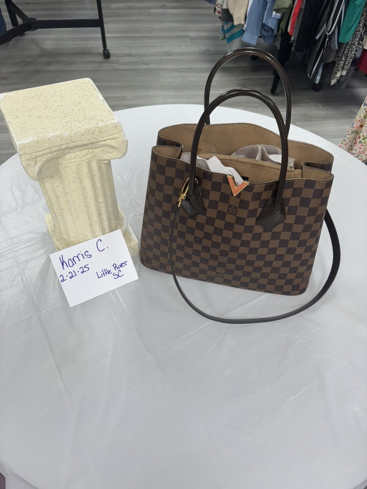 Louis Vuitton Louis Vuitton Kensington Damier Brown Size ONE SIZE - 1 Thumbnail