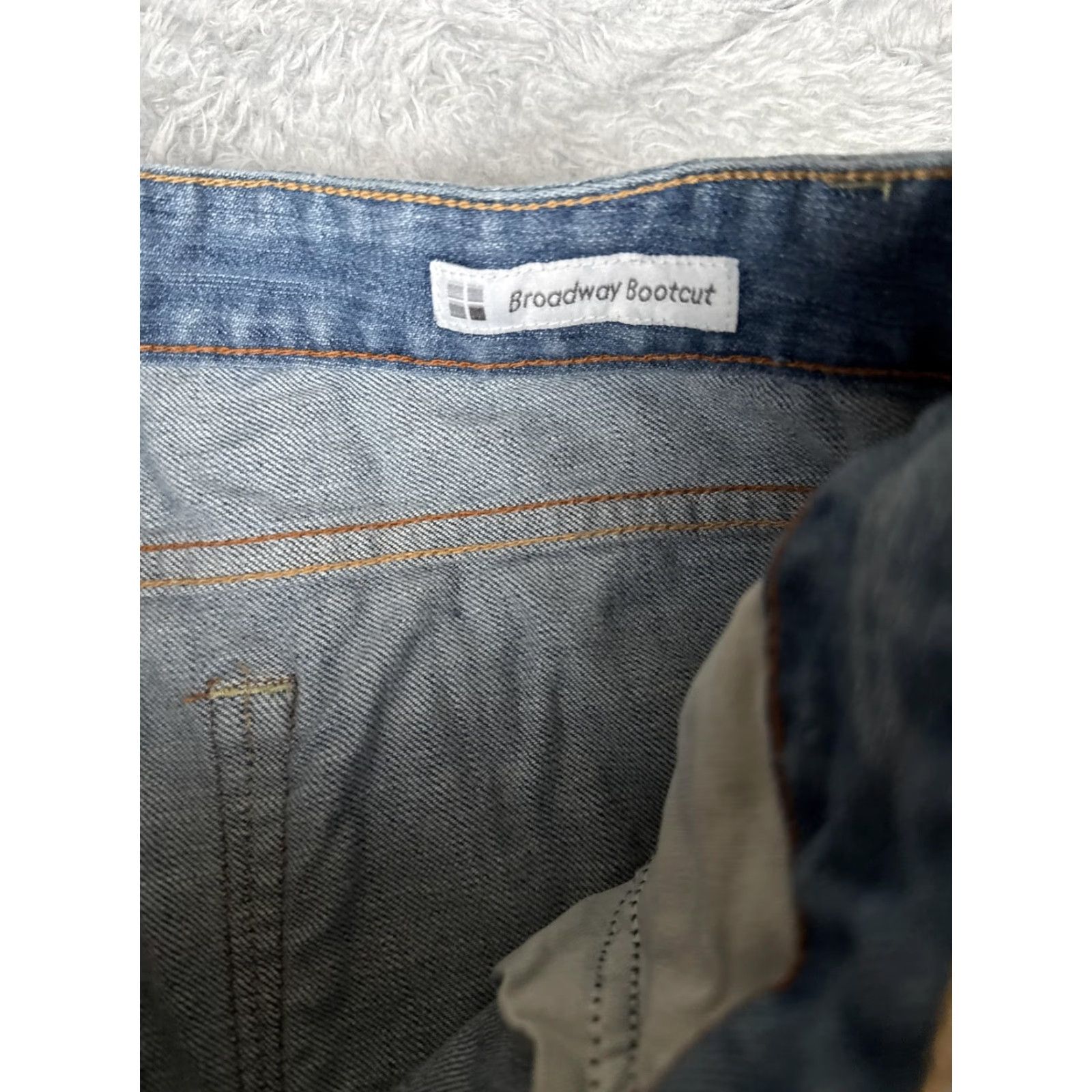 Vintage Salt Broadway Bootcut Jeans Womens 29 Blue Med Wash Mid Rise Stretch Denim Boots 5-Pocket 29x33 Size 29" - 7 Thumbnail