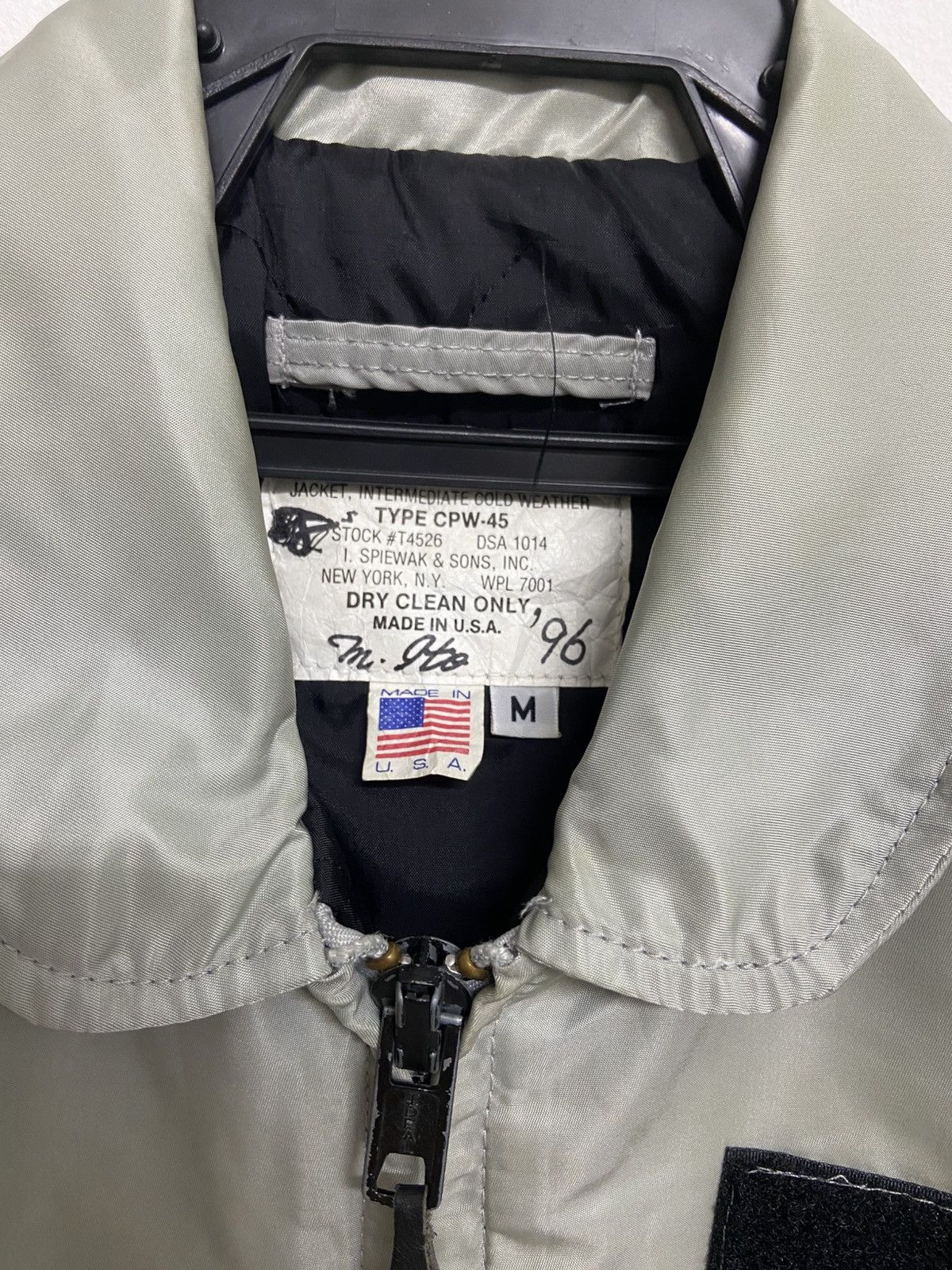 I. Spiewak And Sons Spiewak CPW-45 Flight Bomber Jacket Made in USA Size Medium Size US M / EU 48-50 / 2 - 7 Thumbnail