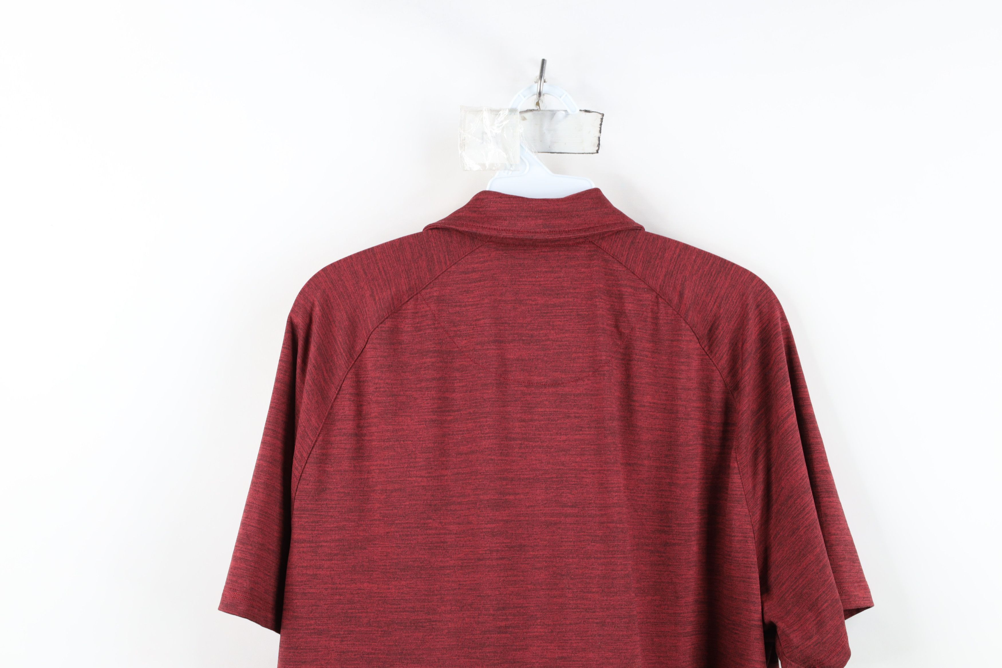 Hurley Y2K Hurley Surfing Knit Short Sleeve Golf Polo Shirt Red Size US L / EU 52-54 / 3 - 12 Thumbnail