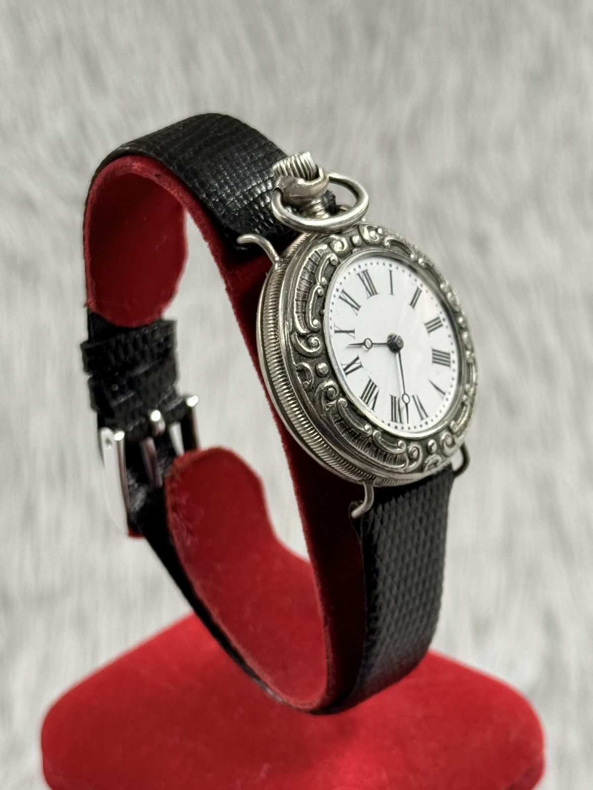 Vintage Vintage Apapt Sterling Silver Pocket Manual Unisex Watch Size ONE SIZE - 4 Thumbnail