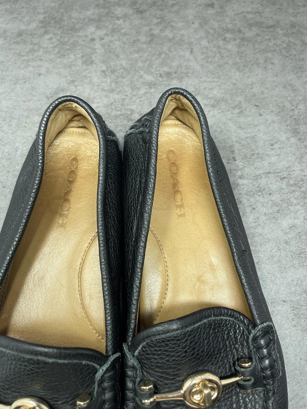 Coach Coach Shoes Womens Size 8 Arlene Driver Black Leather Size US 8 / IT 38 - 9 Thumbnail
