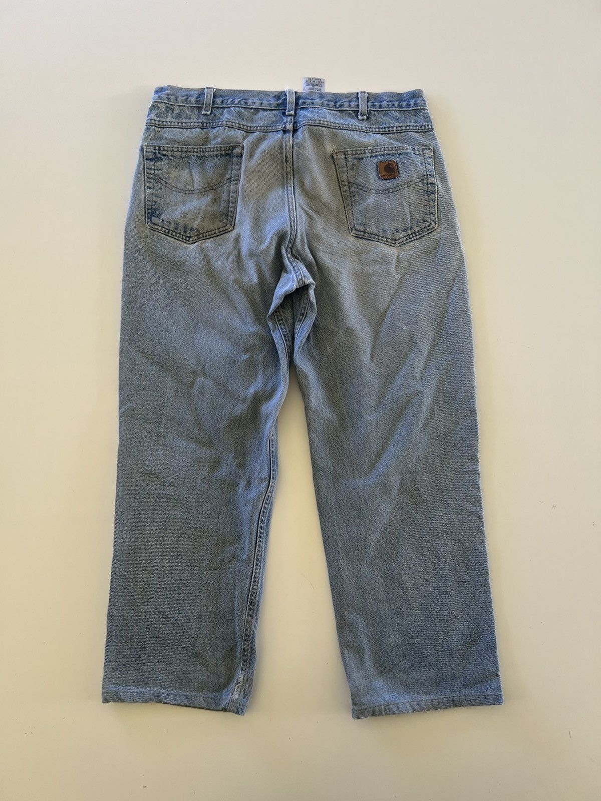 Vintage Carhartt Distressed Denim Jeans Size 38
