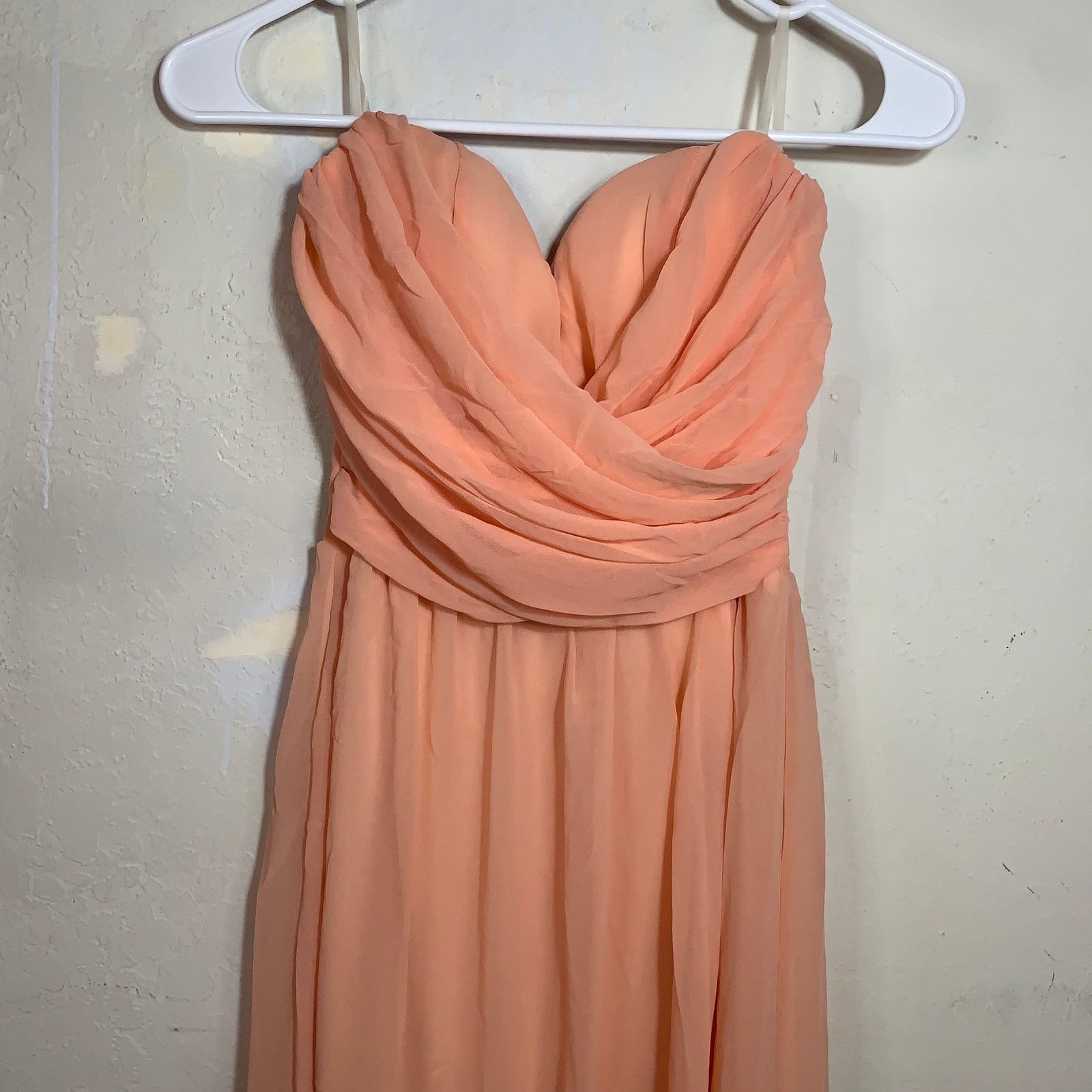 Other Lulus Women Long Orange Sleeveless Dress Size S Size S / US 4 / IT 40 - 2 Thumbnail