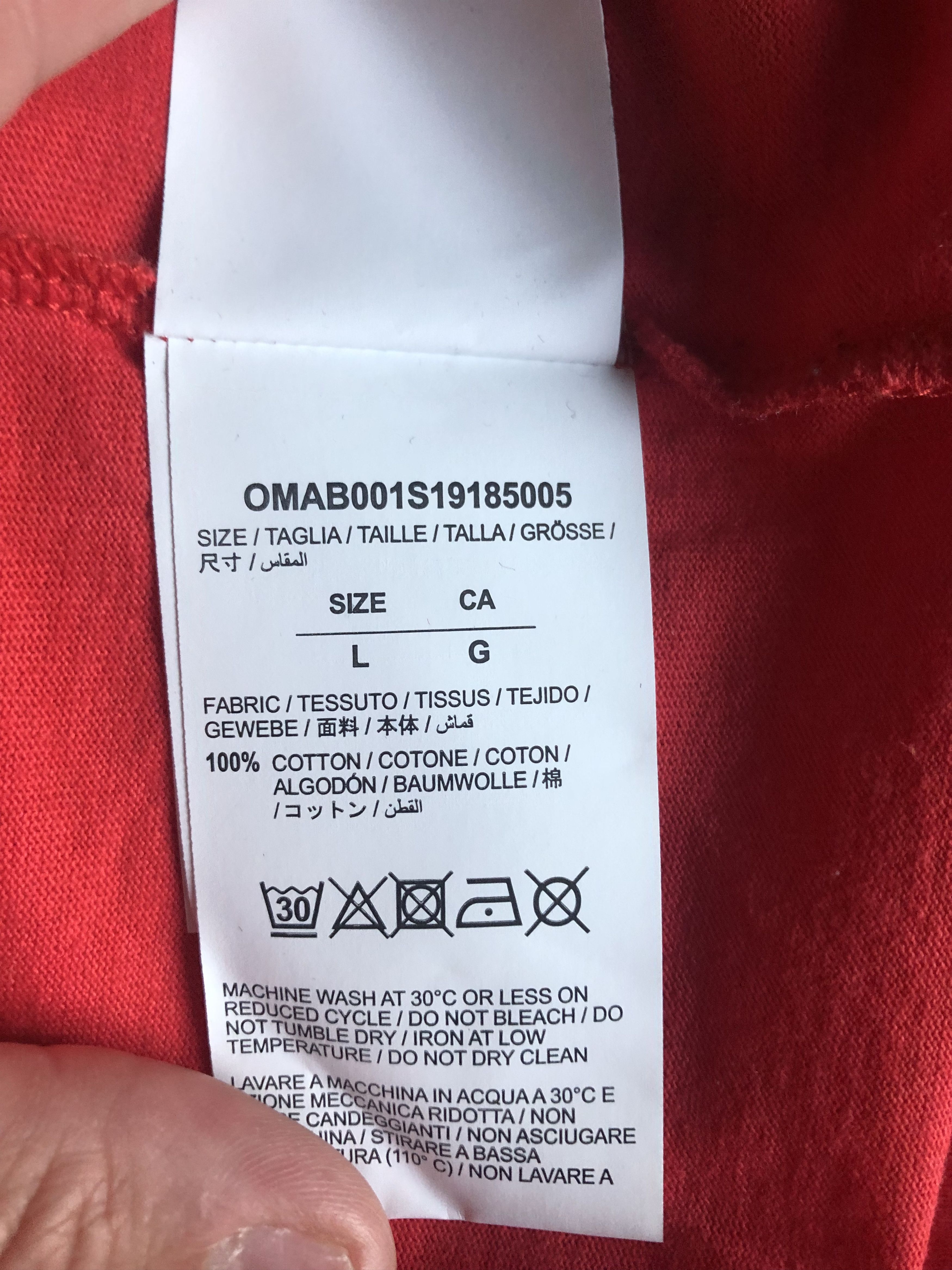 Off-White Off-white, Mona Lisa long-sleeve t-shirt, M Size US M / EU 48-50 / 2 - 9 Thumbnail