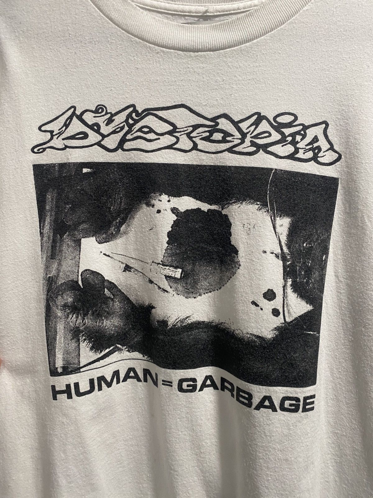 Band Tees × Vintage Vintage Dystopia Human = Garbage T-Shirt Size US XL / EU 56 / 4 - 4 Thumbnail