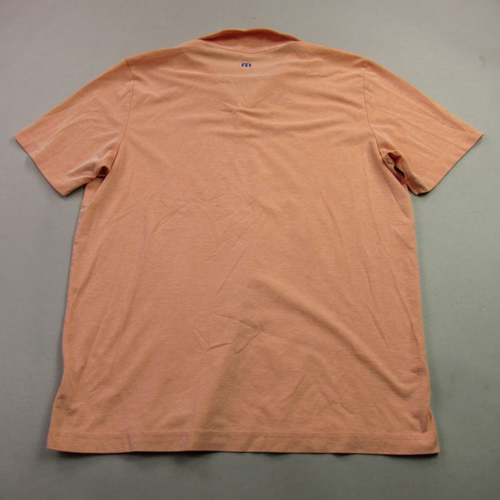 TravisMathew Travis Mathew Polo Mens XL Polo Golf Shirt Short Sleeve Lightweight Orange Outdoors Size US XL / EU 56 / 4 - 6 Thumbnail