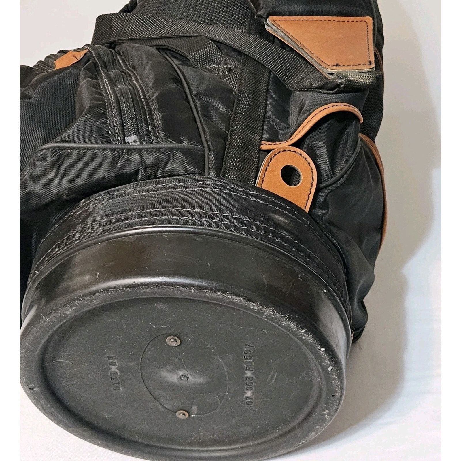 Burton VTG Burton Golf Bag 6 Way Black Brown Leather Trim Size ONE SIZE - 6 Thumbnail