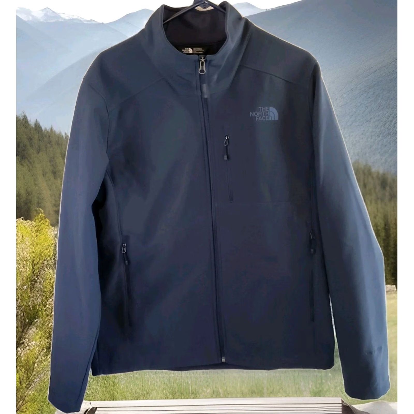 The North Face The North Face Jacket Mens M Blue Full Zip Soft Shell Jacket Outdoors Windows? Size US M / EU 48-50 / 2 - 2 Thumbnail