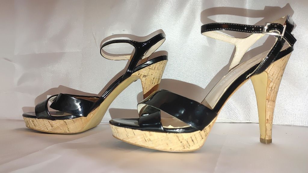 Franco Sarto Franco Sarto Vaunt Cork Stiletto Heels Size 7.5M Size US 7.5 / IT 37.5 - 3 Thumbnail