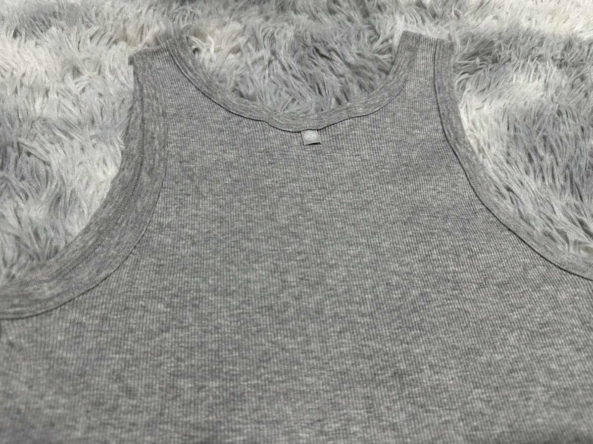Chrome Hearts 🔥Chrome Heart Ribbed Tank Top Grey Gunze Japan Size US M / EU 48-50 / 2 - 5 Thumbnail