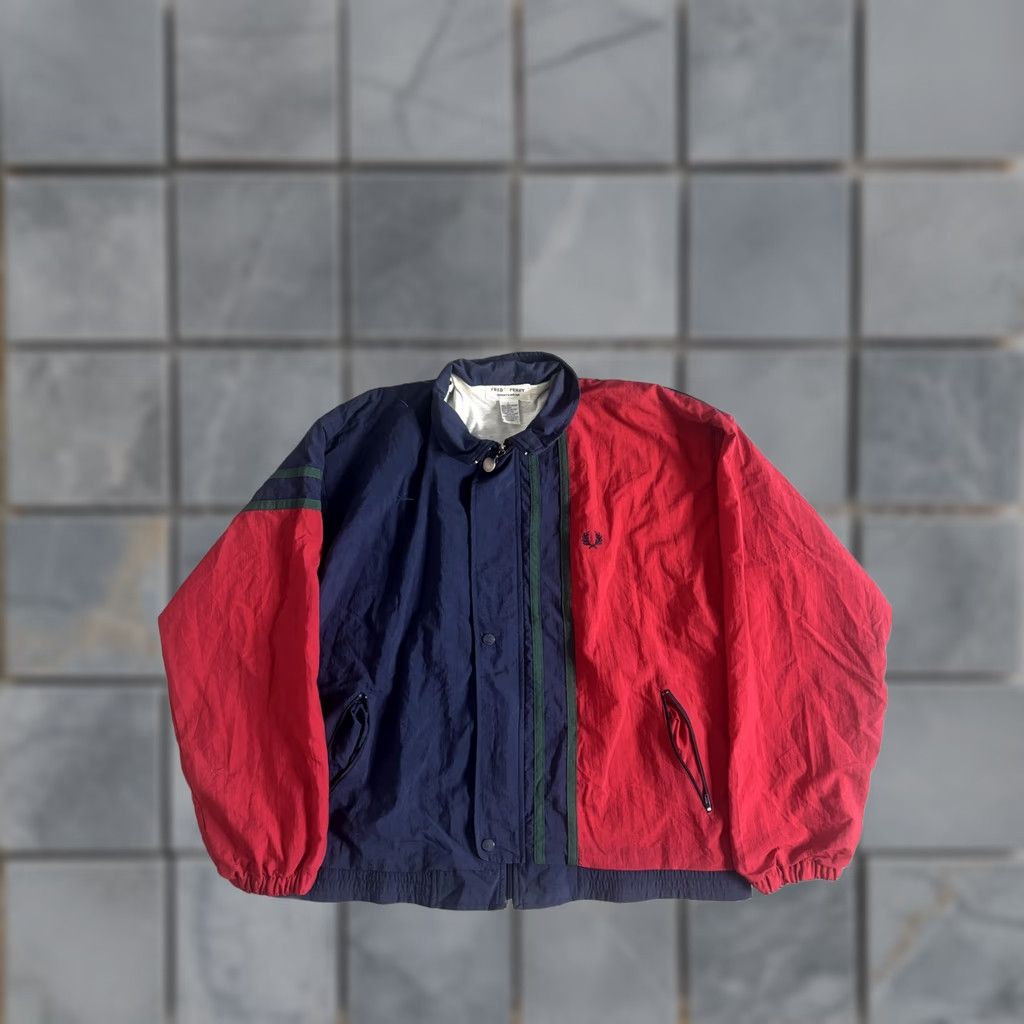 Fred Perry Fred Perry Jacket Mens Large Colorblock Sportswear Full Zip Windbreaker Size US L / EU 52-54 / 3 - 1 Thumbnail