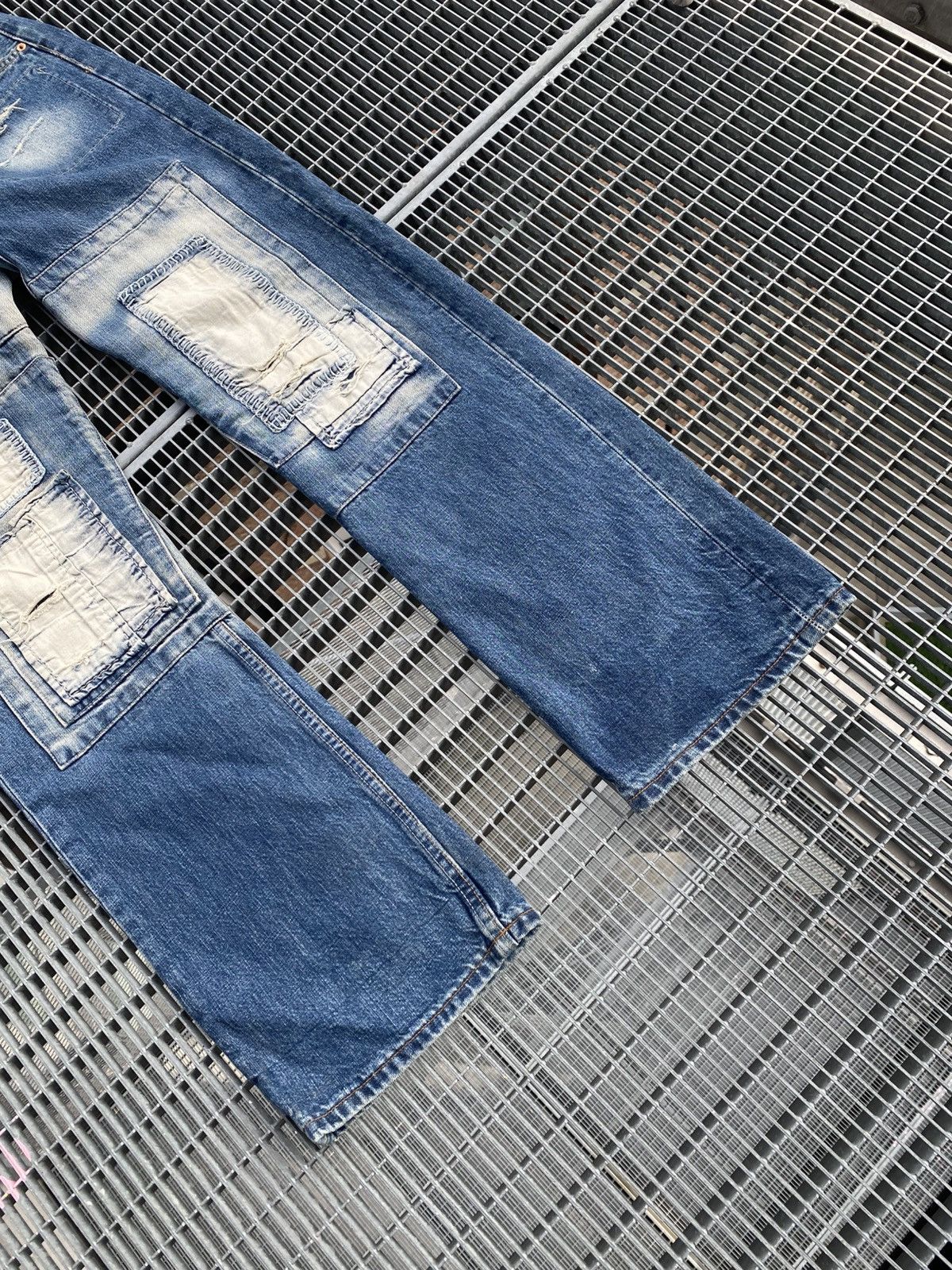 Levi's Levi’s 501 Vintage Patchwork Streetwear Jeans Size US 30 / EU 46 - 3 Thumbnail