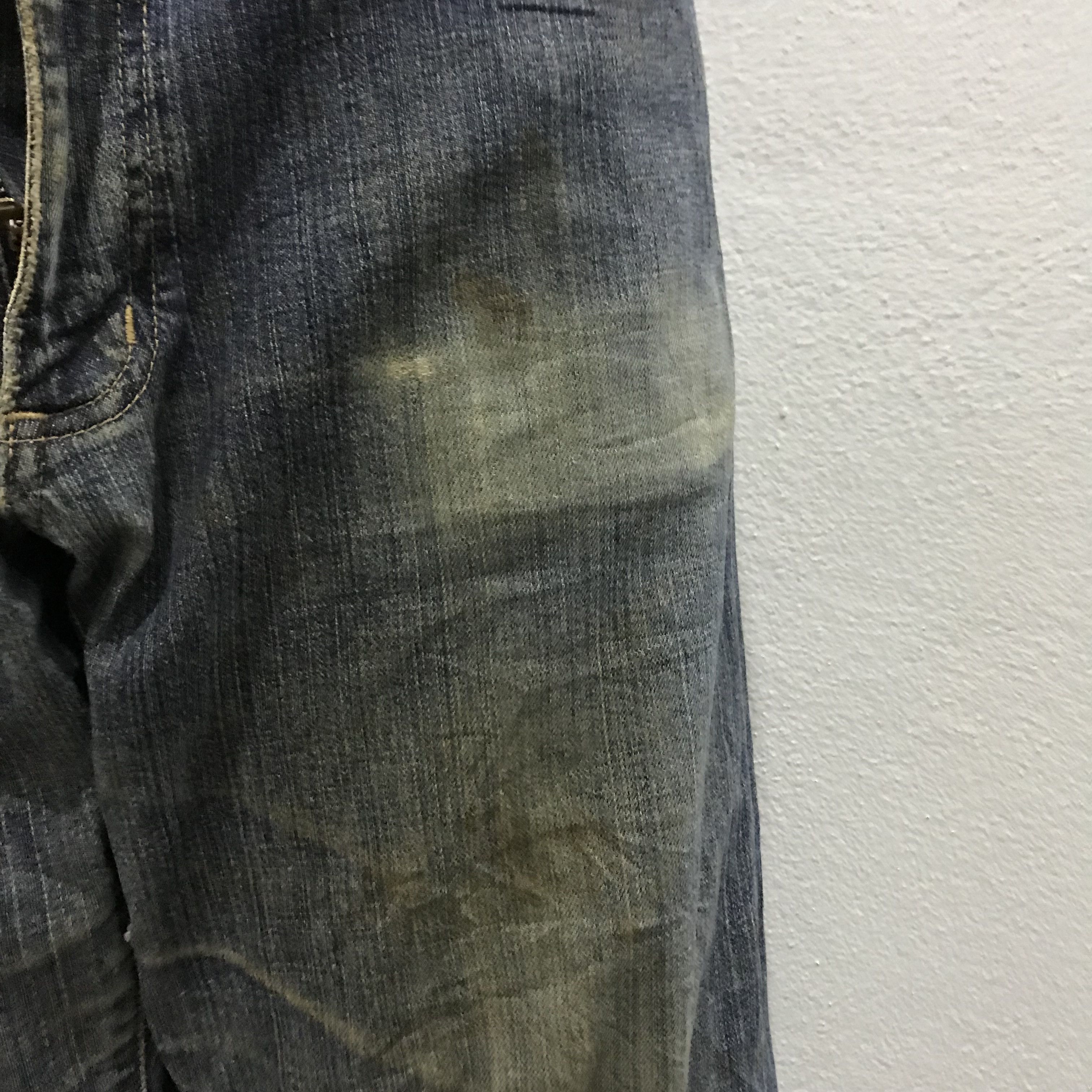 Wrangler Vintage Wrangler Japan Distressed Blue Straight Leg Jeans Size US 34 / EU 50 - 8 Thumbnail