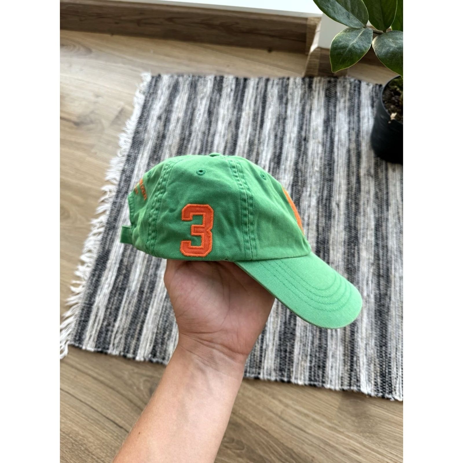 Polo Ralph Lauren VINTAGE Polo Ralph Lauren Cap Hat One Size Green Big Pony Logo 00s Baseball Mens Size US M / EU 48-50 / 2 - 2 Thumbnail