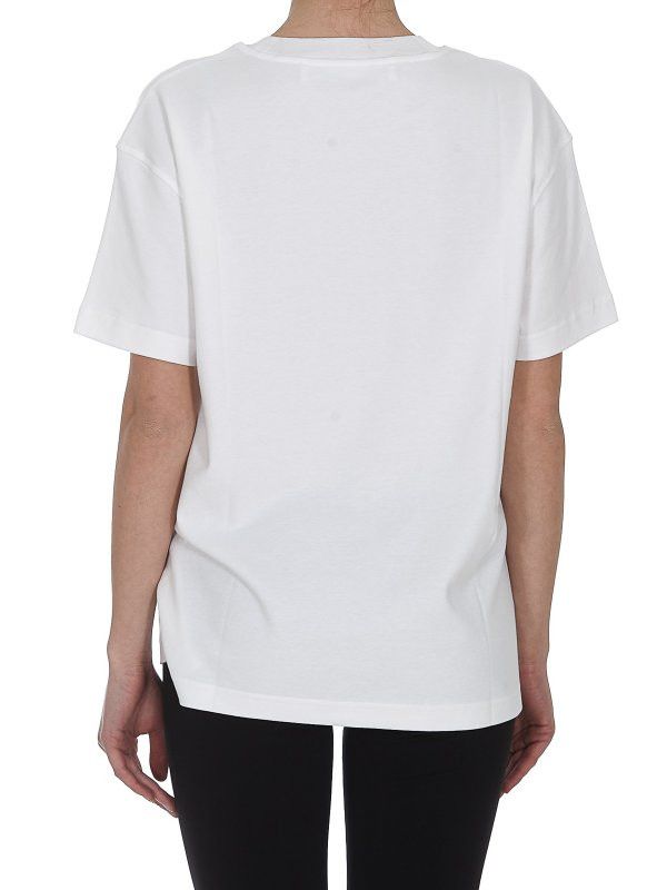Off-White o1gr1nt0325 Lefthand Logo Type Reg T-Shirt in White Size S / US 4 / IT 40 - 4 Thumbnail