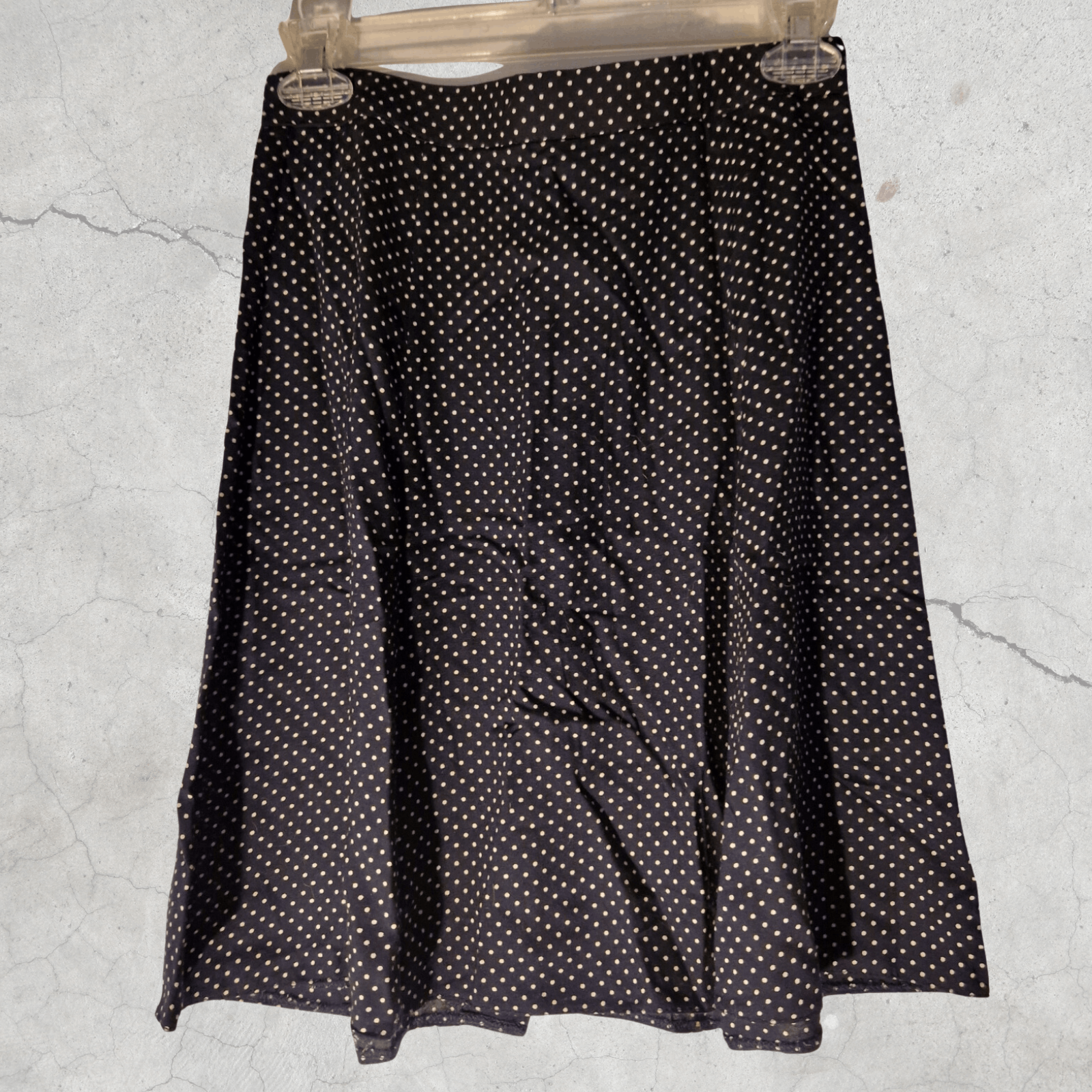 Retrofit × Vintage Vintage Polka Dot Button Front Skirt - DESAM - Small Size 26" / US 2 / IT 38 - 3 Thumbnail