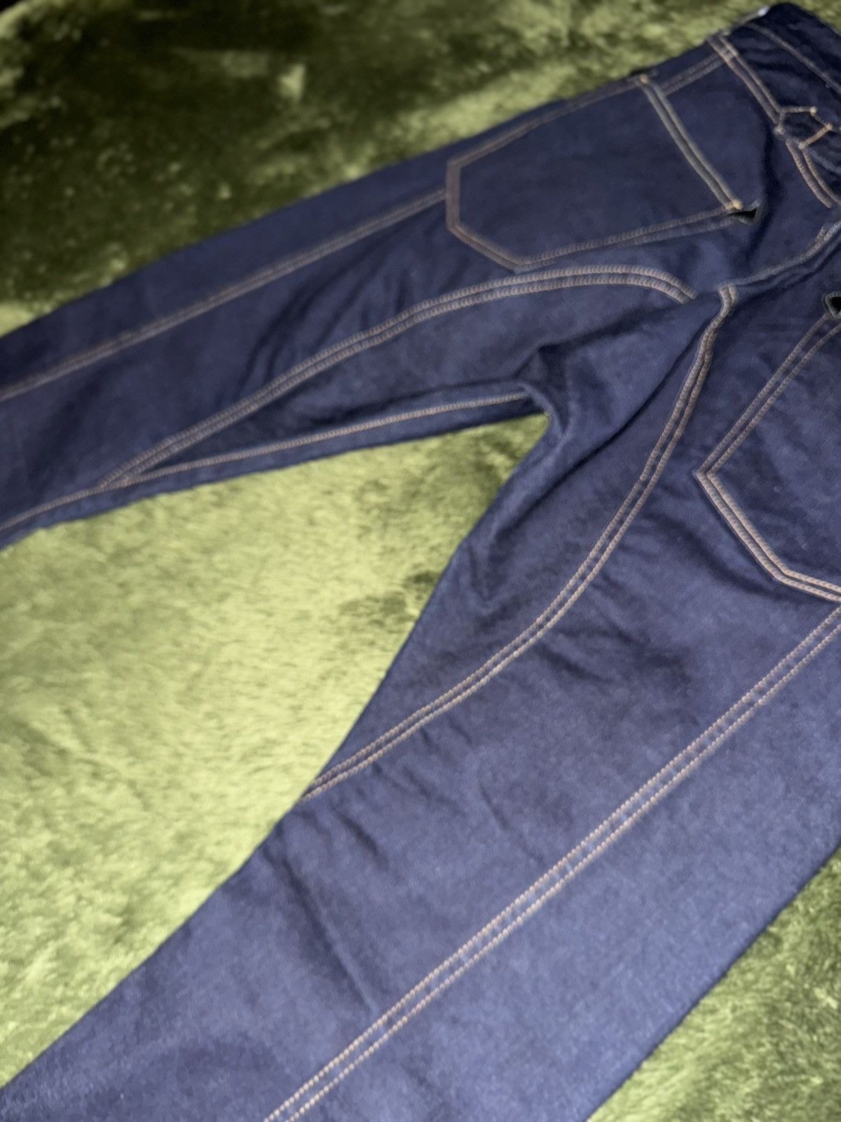 Junya Watanabe [S] Junya Watanabe 14AW Cinch-Back Sarouel Denim pants Size US 32 / EU 48 - 13 Thumbnail