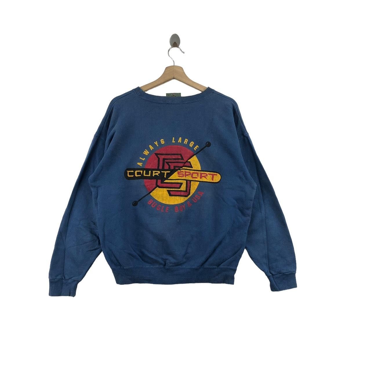 Vintage BUGLE BOY USA Court Sport Skate Sweatshirt Sweater, image size:1280x1280