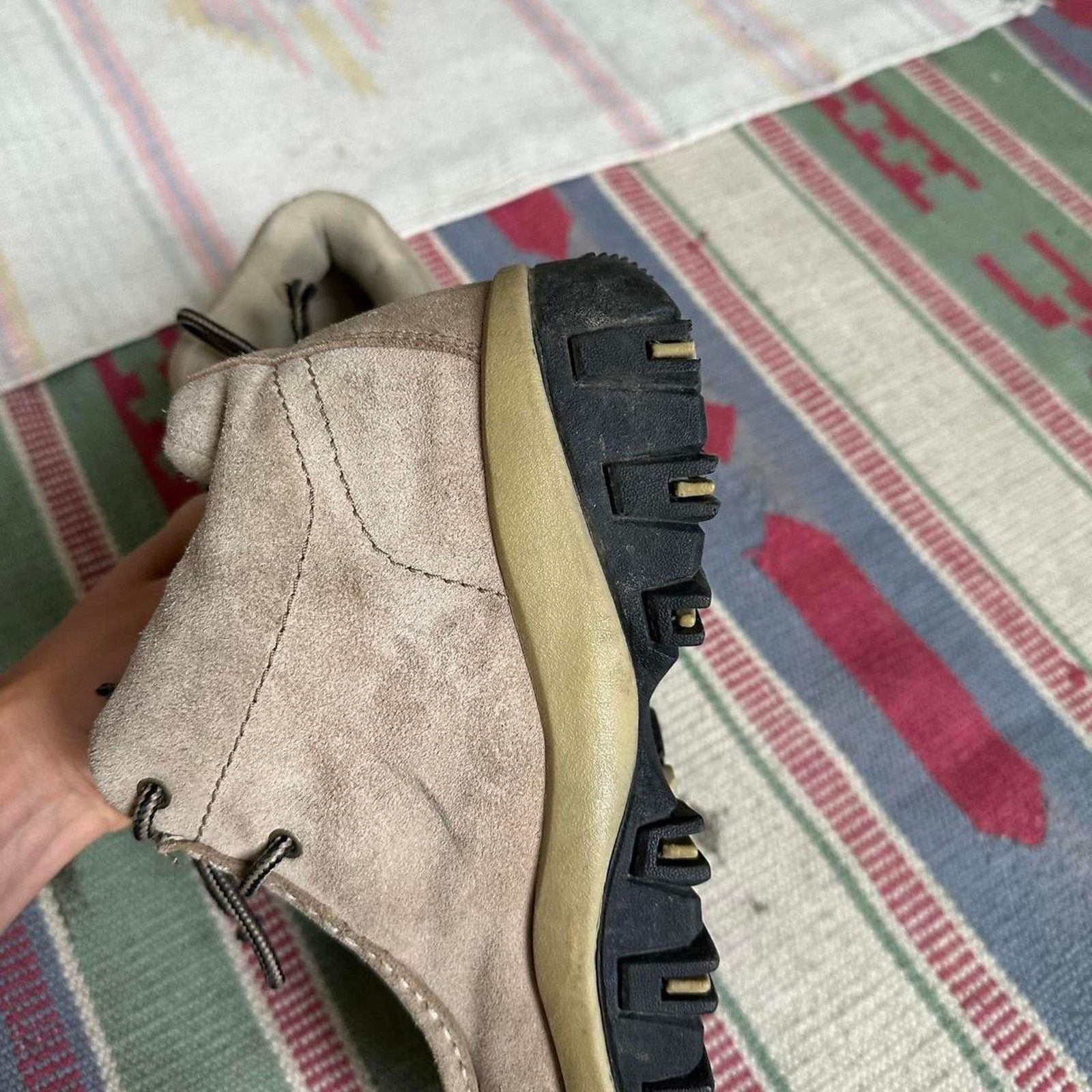 Vintage Crazy Vintage Y2K Chunky Hiking Tactical Retro Suede Boots Size US 9 / IT 39 - 5 Thumbnail