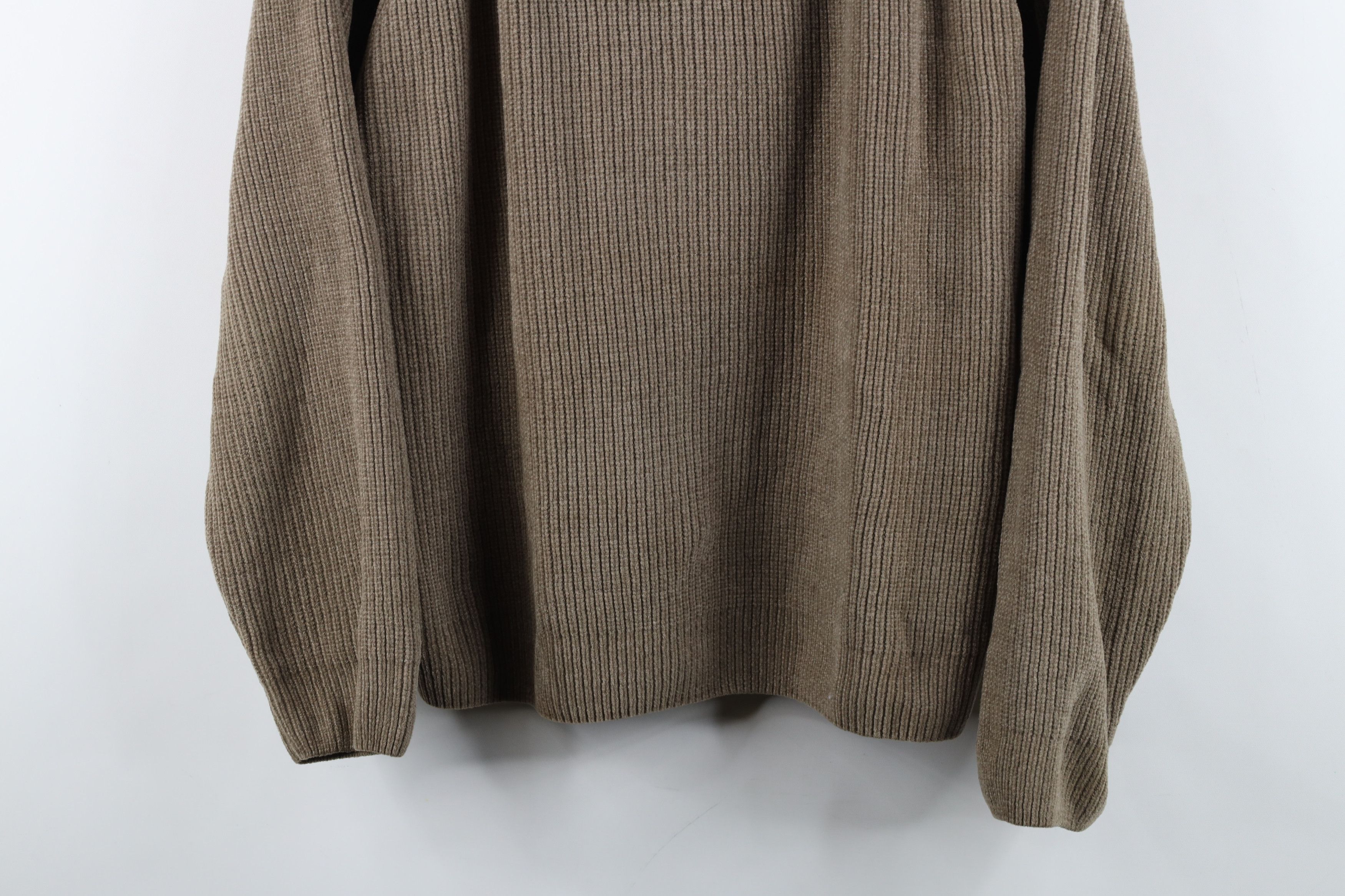 Vintage Vintage 90s Streetwear Fit Ribbed Fleece Half Zip Sweater Size S / US 4 / IT 40 - 3 Thumbnail
