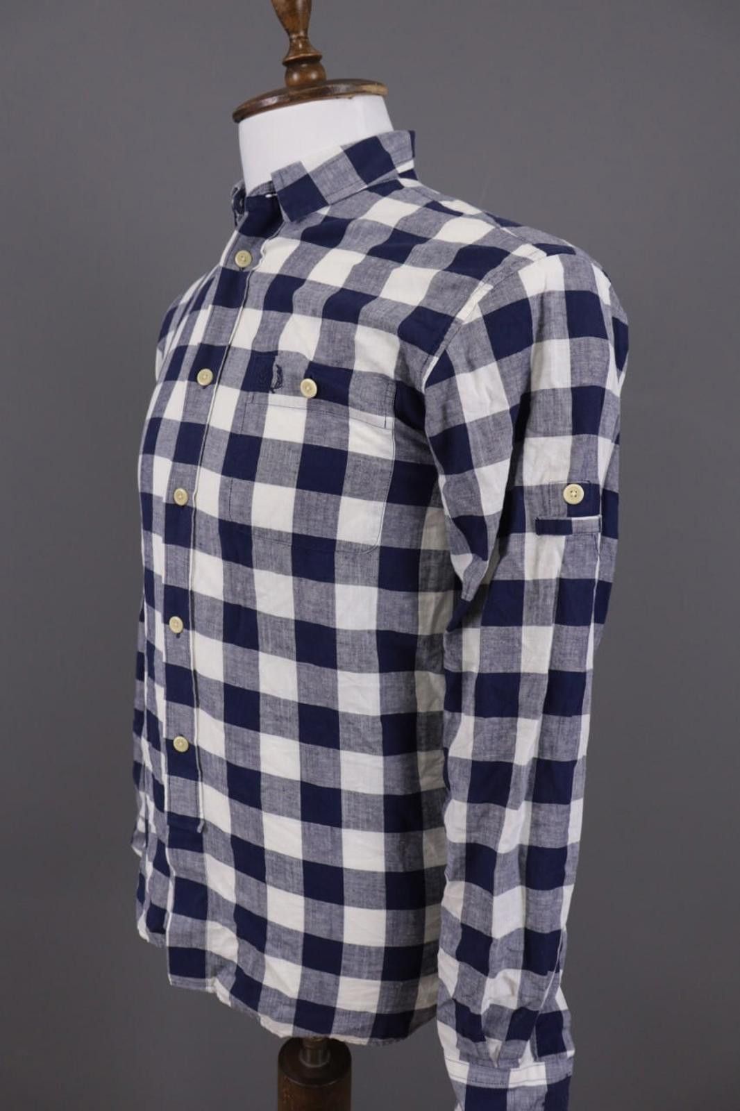 Fred Perry Fred Perry Blue Check Long Sleeve Button Shirt Size S Size US S / EU 44-46 / 1 - 6 Thumbnail