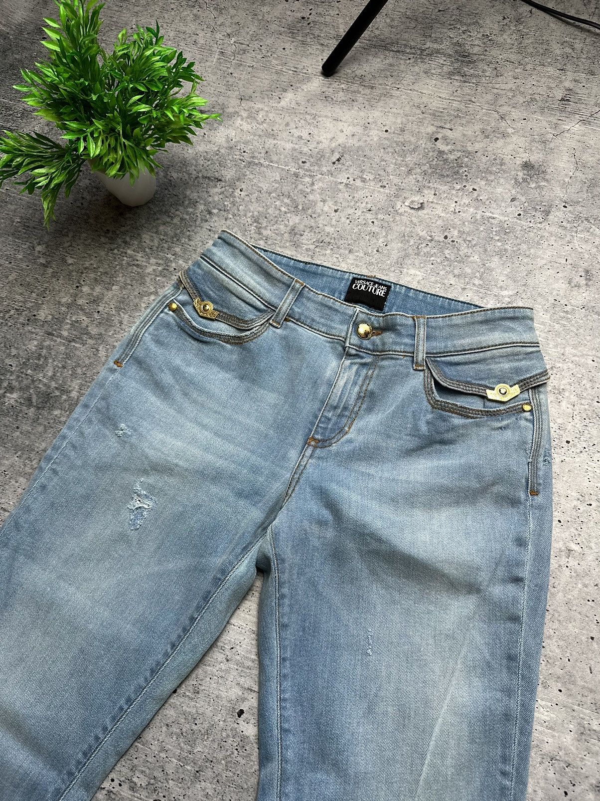 Versace Jeans Couture Versace Jeans Couture Denim Luxury Hype Y2K Jeans Size 27" / US 4 / IT 40 - 4 Thumbnail