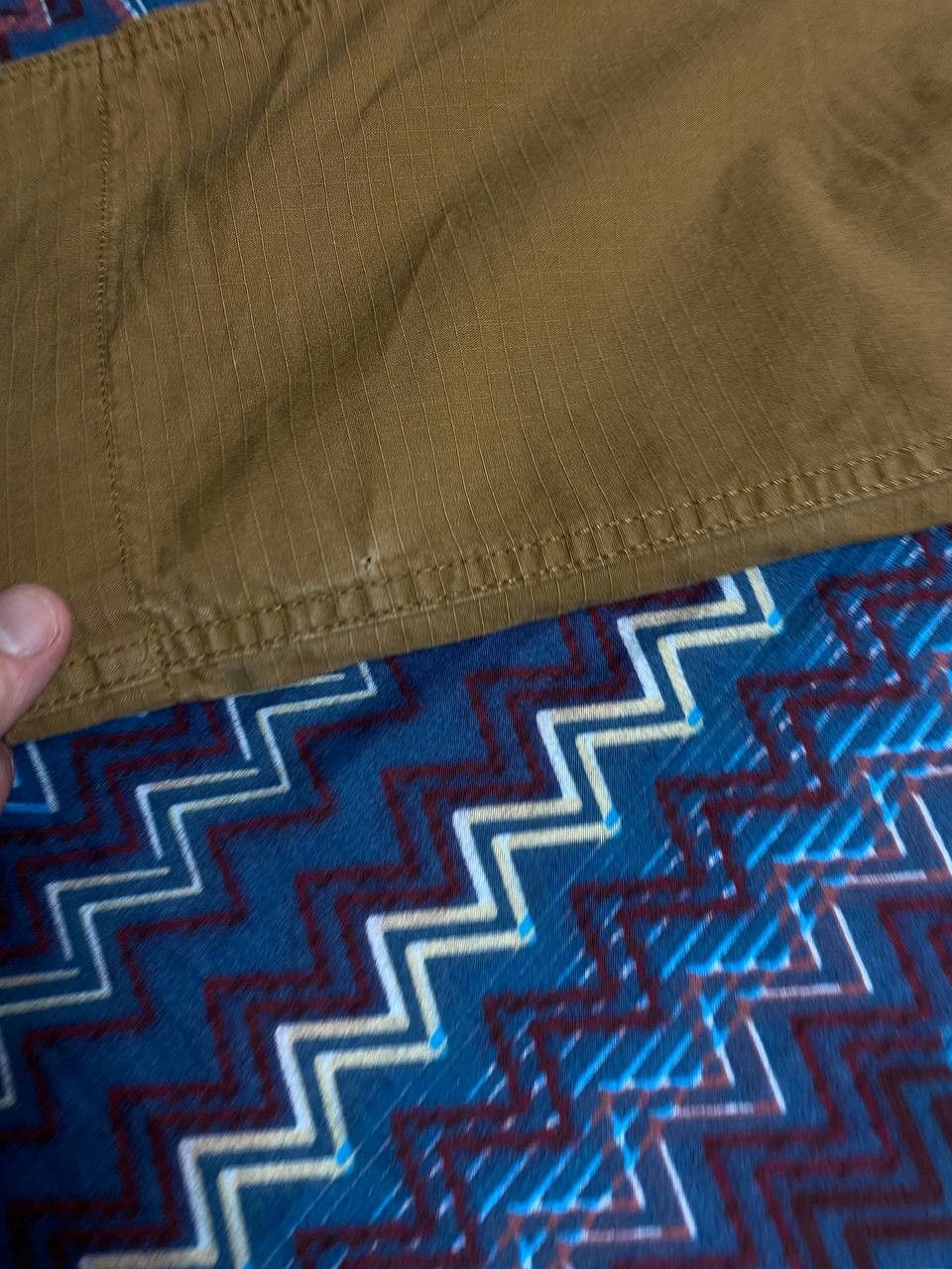 Carhartt × Japanese Brand Crazy Thrashed Carhartt Style Skater Jeans Baggy Skater Size US 31 - 11 Thumbnail