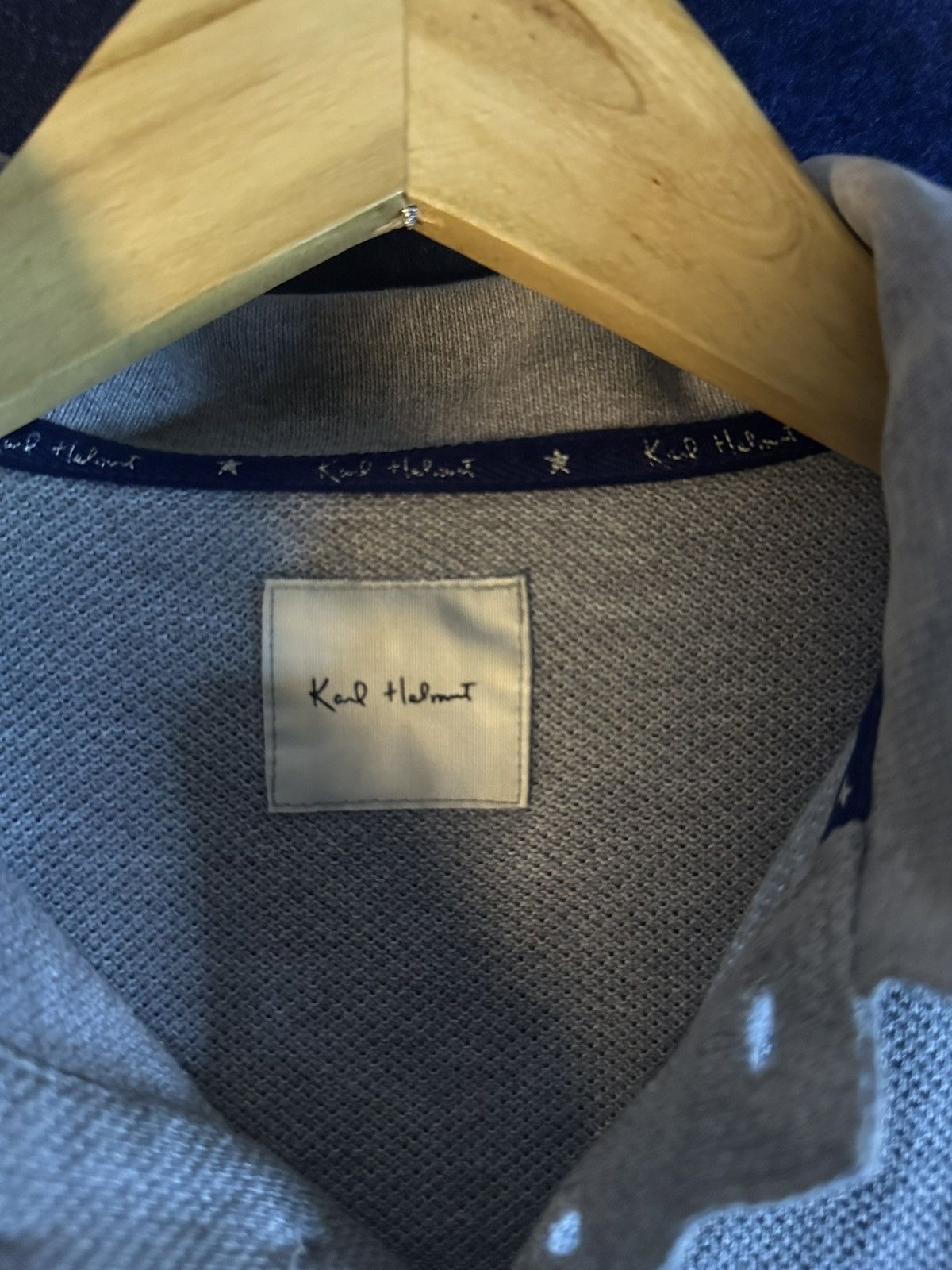Karl Helmut Vintage Karl Helmut Poloshirt Multi Patchwork Size US M / EU 48-50 / 2 - 11 Thumbnail