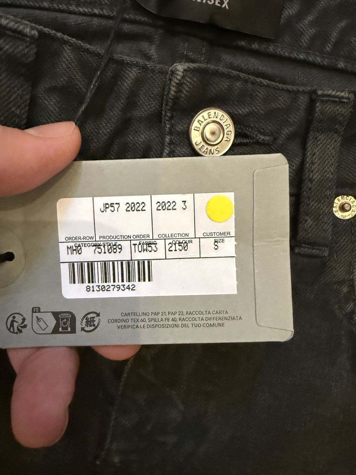 Balenciaga F23 Muddy Bootcut Flared Denim Size US 30 / EU 46 - 5 Thumbnail