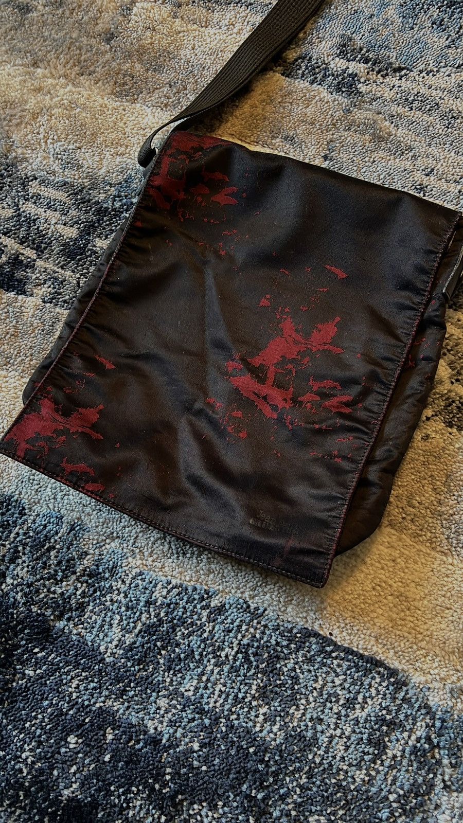 Jean Paul Gaultier Jean Paul Gaultier AW98 Plague Blood Drip Messenger Bag Size ONE SIZE - 2 Thumbnail