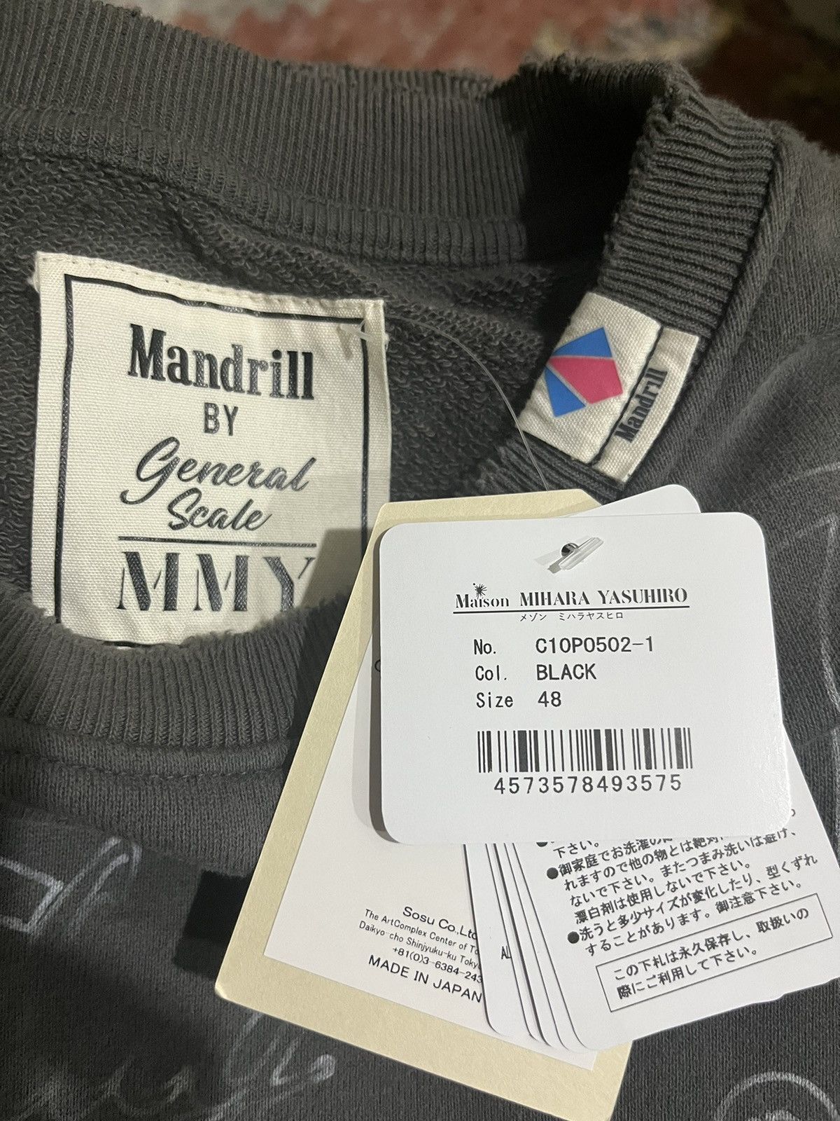 Maison MIHARA YASUHIRO Maison MIHARA YASUHIRO "Mendrill" distressed pullover Size US M / EU 48-50 / 2 - 13 Thumbnail