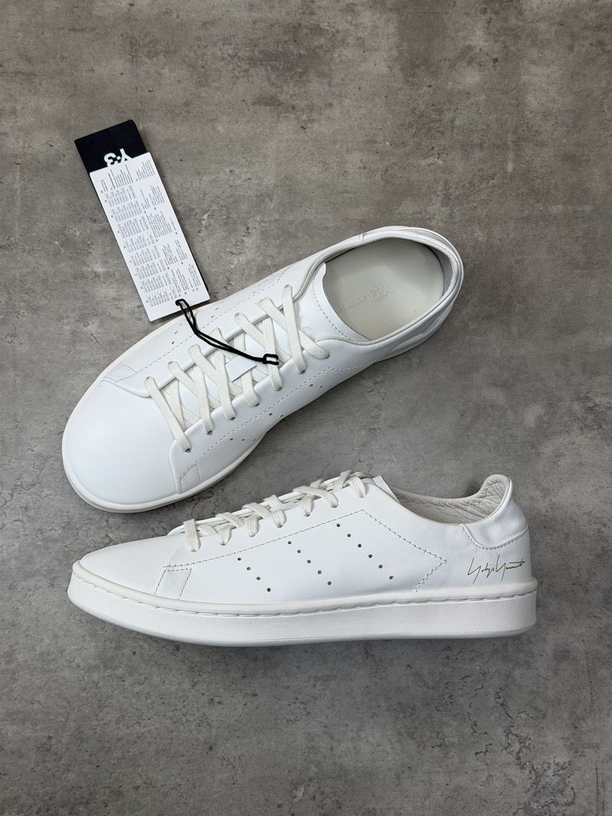 Y-3 Adidas Y-3 Stan Smith White 37 1/3 Size US 6.5 / IT 36.5 - 7 Thumbnail