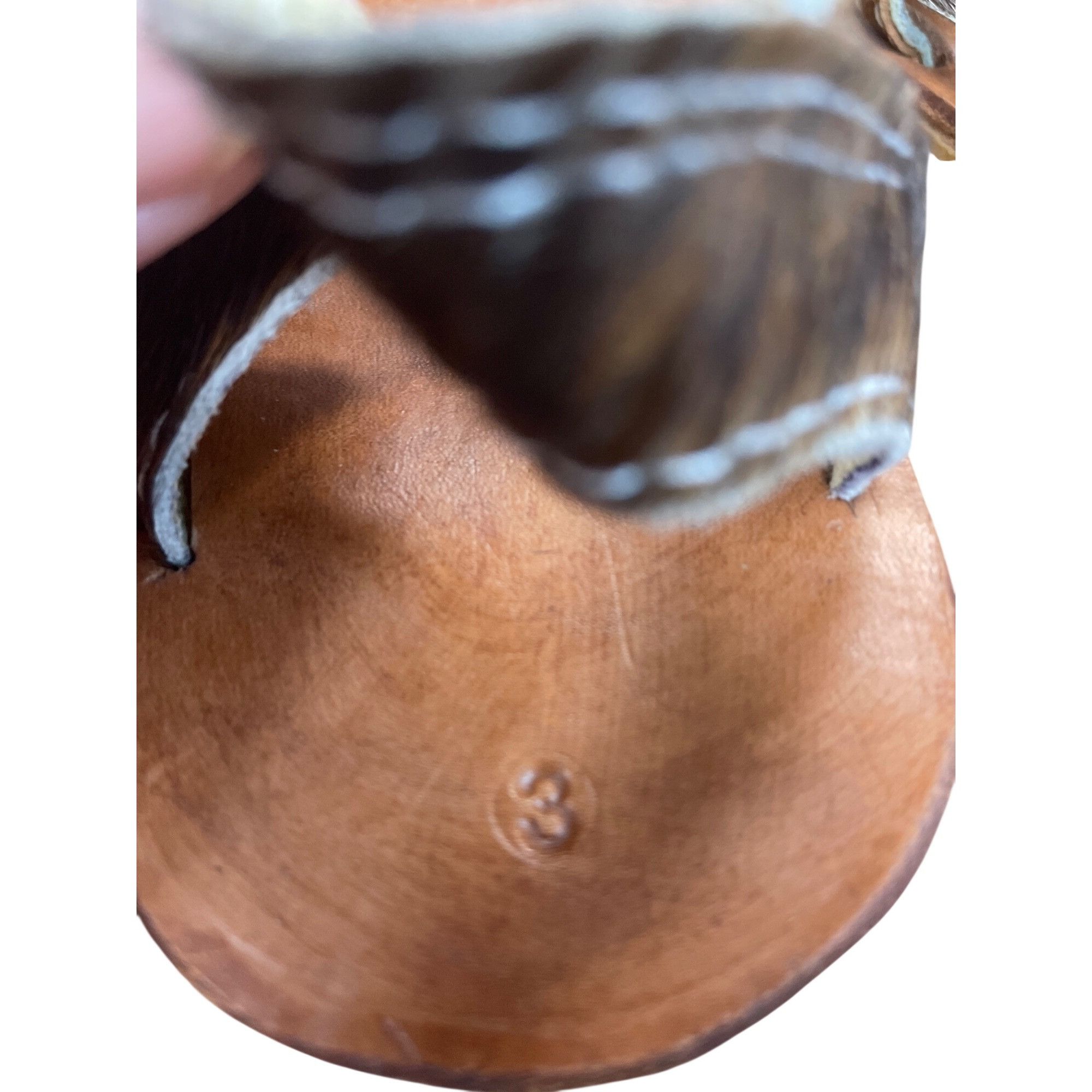 Other Arauca Cowhide hurache wms brown handmade leather sandals Sz Size US 5.5 / IT 35.5 - 7 Thumbnail