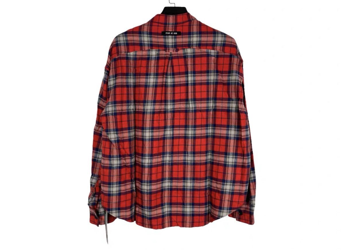 Fear of God Fear Of God 5th Plaid Long Sleeve Henley Shirt J31 Size US M / EU 48-50 / 2 - 2 Thumbnail