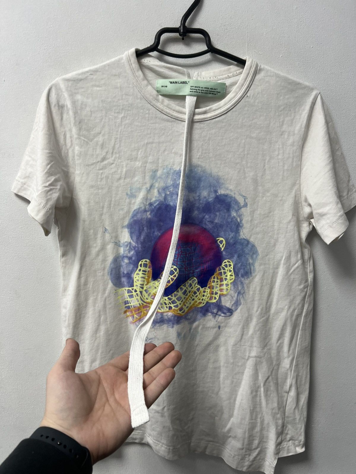 Off-White Off-White World Hand T-Shirt Size S XS Luxury Y2K Size US S / EU 44-46 / 1 - 6 Thumbnail