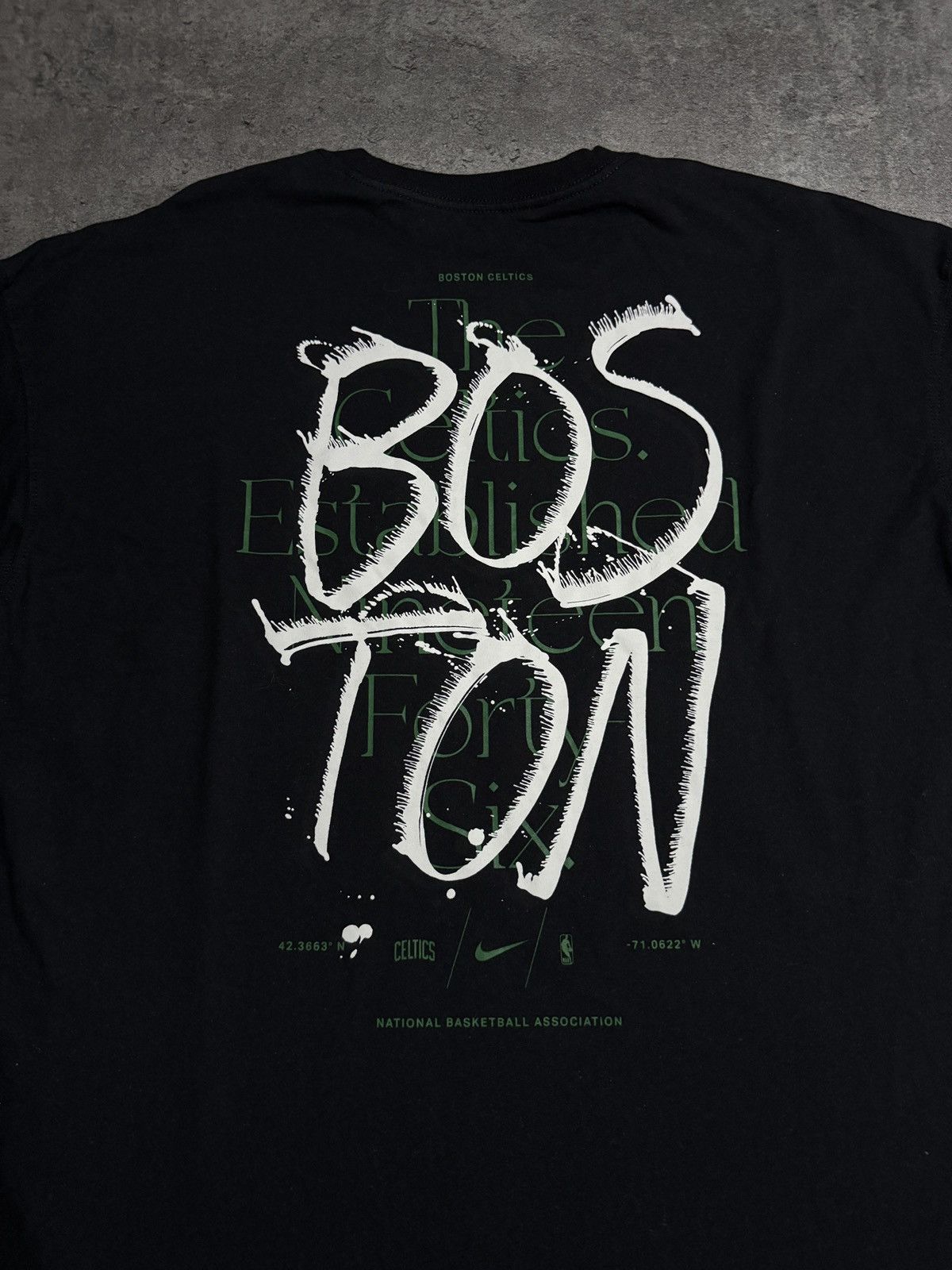 NBA × Nike Nike x NBA Boston Celtics Boxy Longsleeve Swoosh Y2K Rap Size US L / EU 52-54 / 3 - 3 Thumbnail
