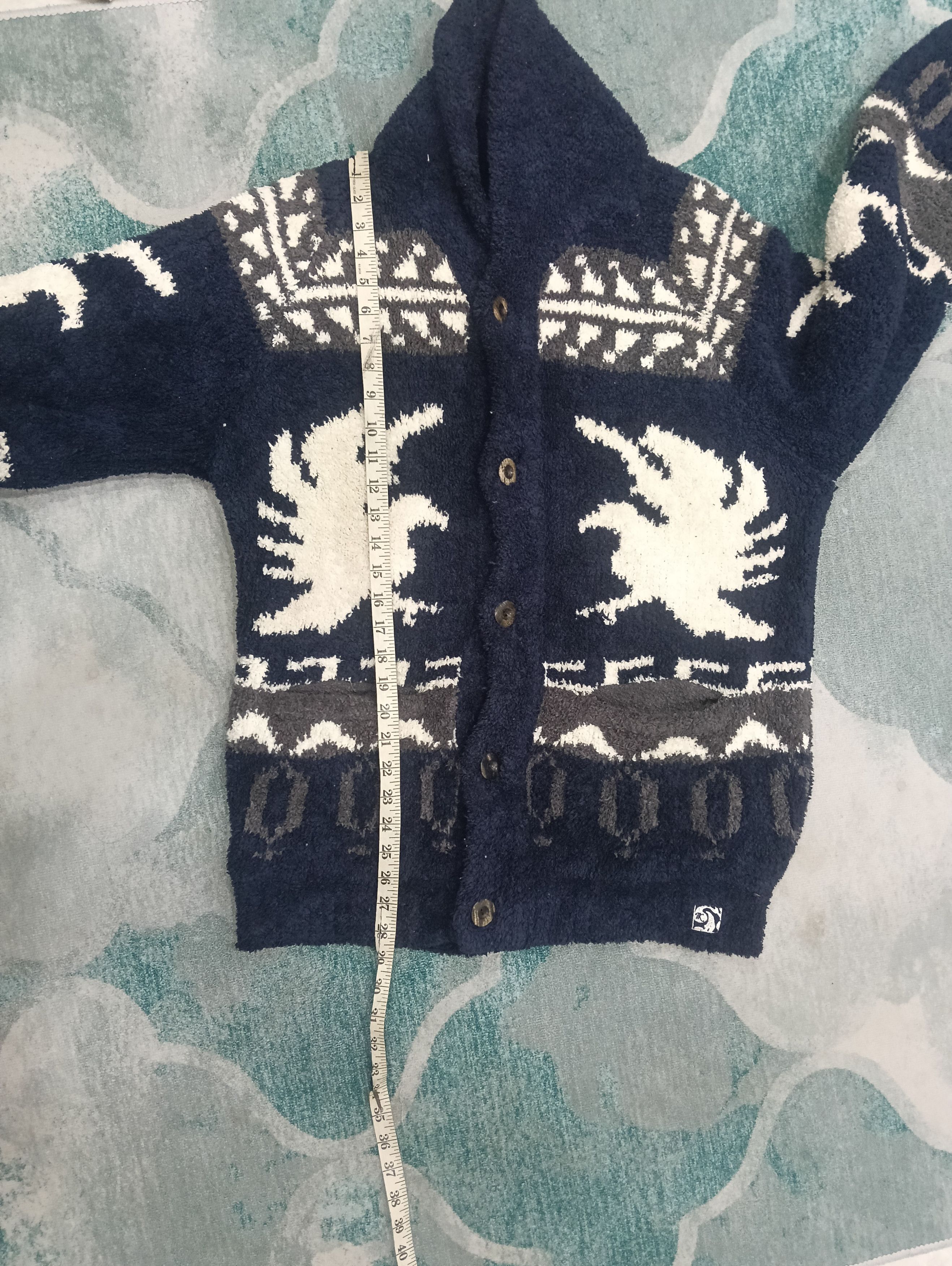 Beauty Beast × Errolson Hugh × Japanese Brand Vintage Kashwere Like Fleece Size US L / EU 52-54 / 3 - 14 Thumbnail