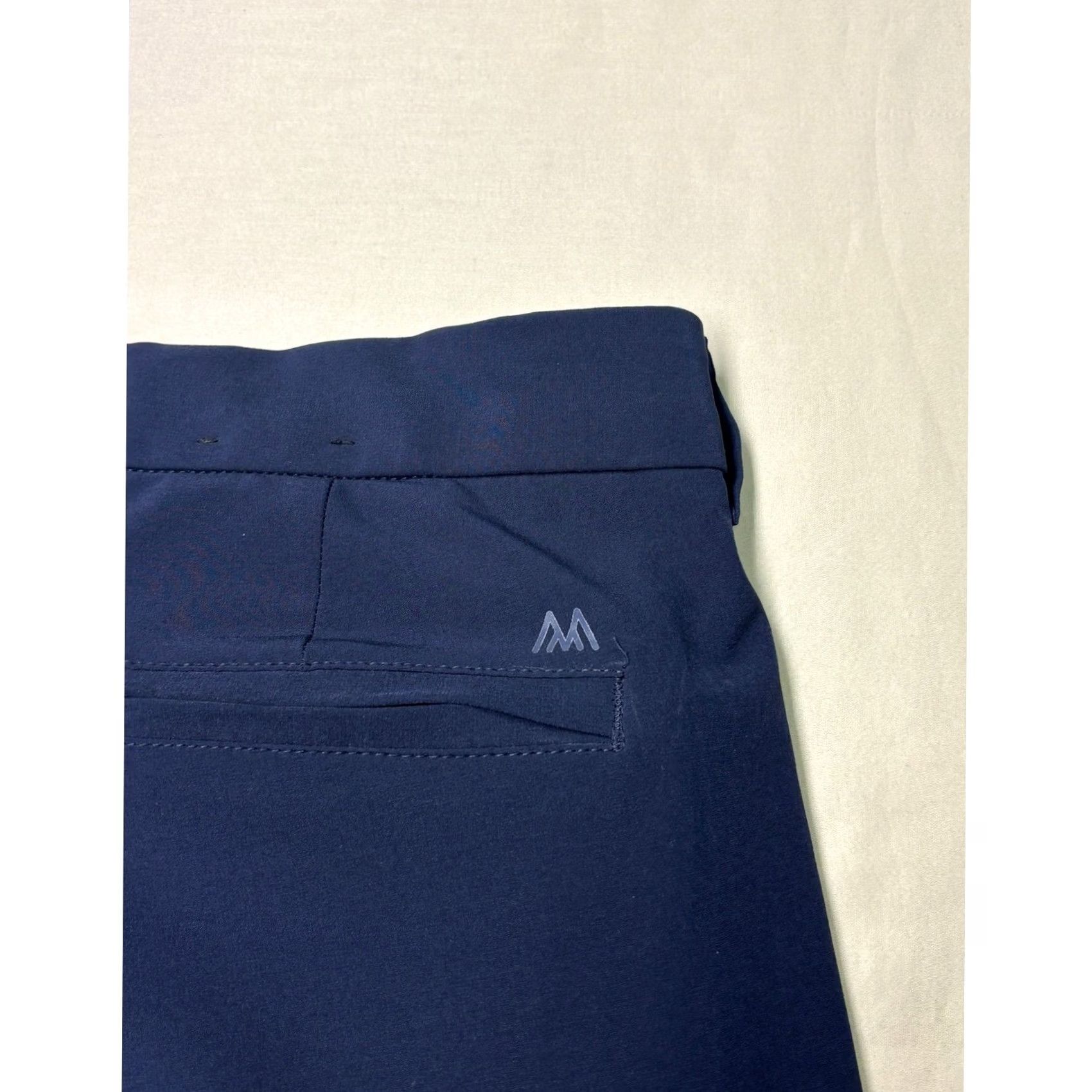 Mizzen+Main Mizzen+Main Helmsman Slim Performance Pants Navy Blue Chino Mens 36W 32L Size US 36 / EU 52 - 7 Thumbnail