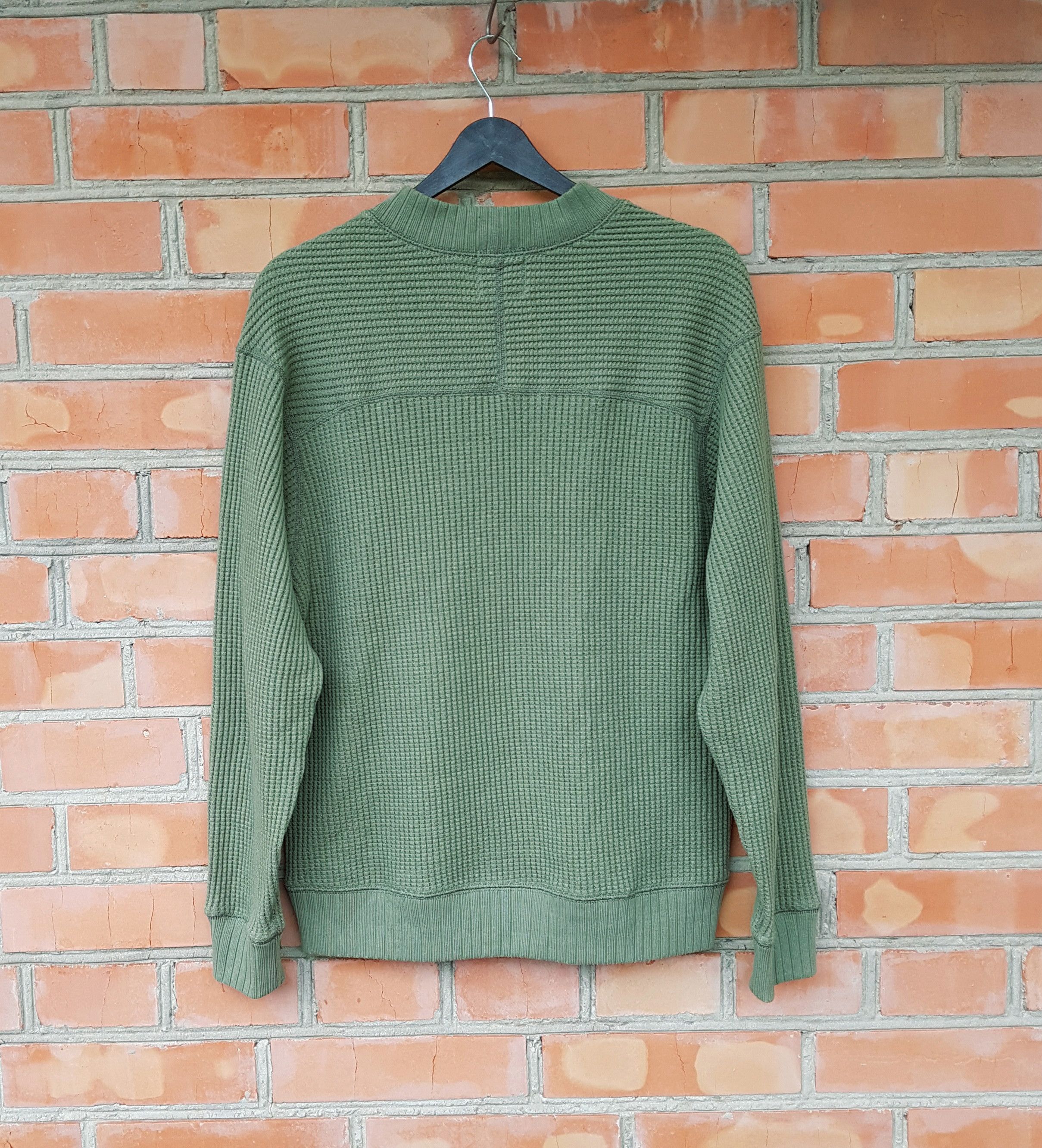 Jackman Jackman Midneck Waffle Sweatshirt Pullover made in Japan M Size US M / EU 48-50 / 2 - 3 Thumbnail