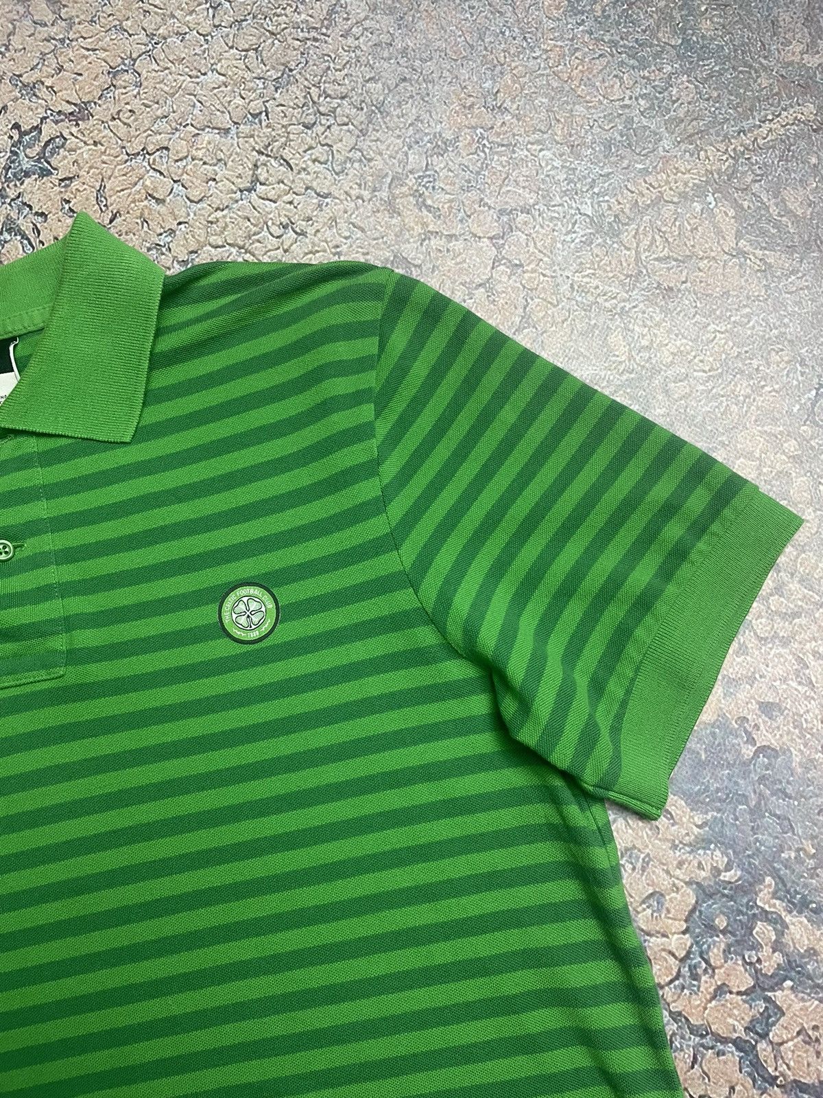Nike × Vintage 2000s Celtic FC Soccer Nike Polo Size US M / EU 48-50 / 2 - 3 Thumbnail