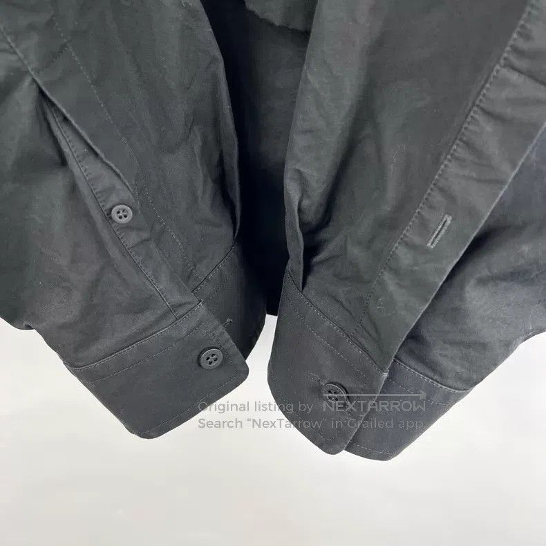 Balenciaga Balenciaga Irregular Embroidery Logo Black Shirt Size XS / US 0-2 / IT 36-38 - 5 Thumbnail