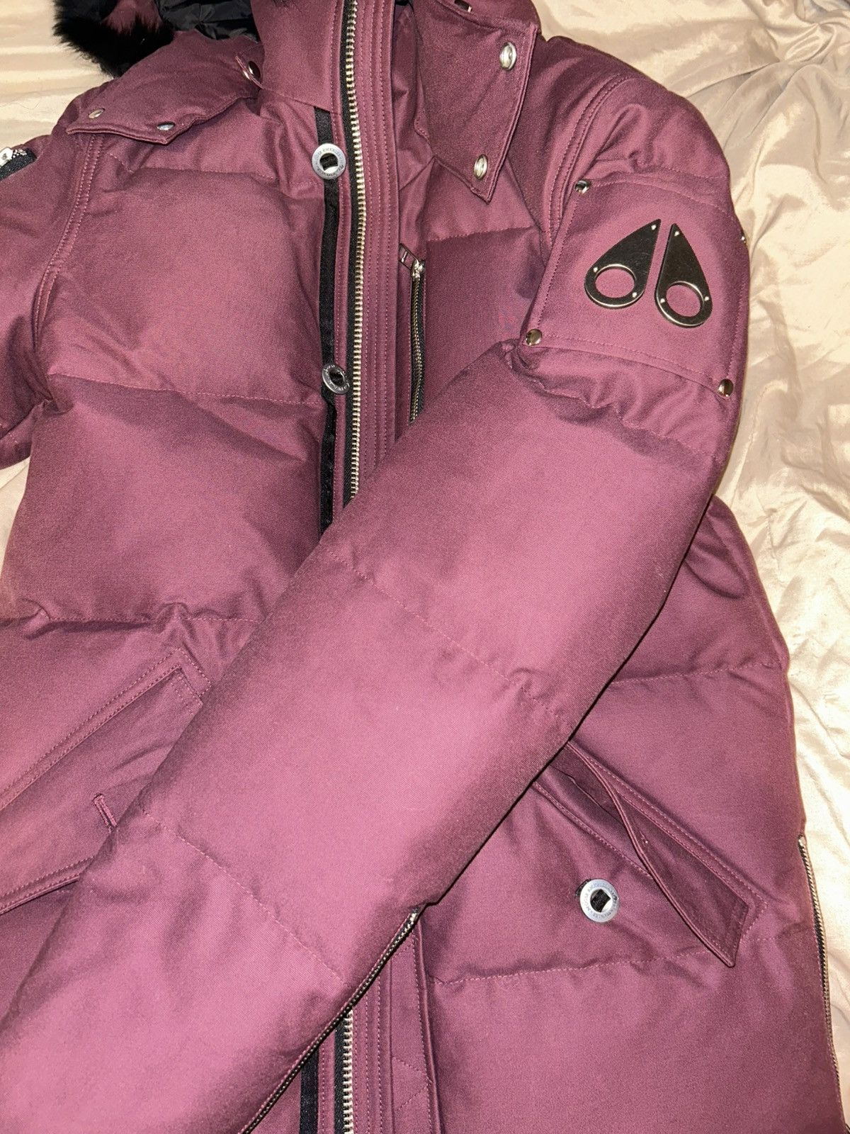 Moose Knuckles Moose Knuckle Burgundy Jacket Size US S / EU 44-46 / 1 - 1 Thumbnail